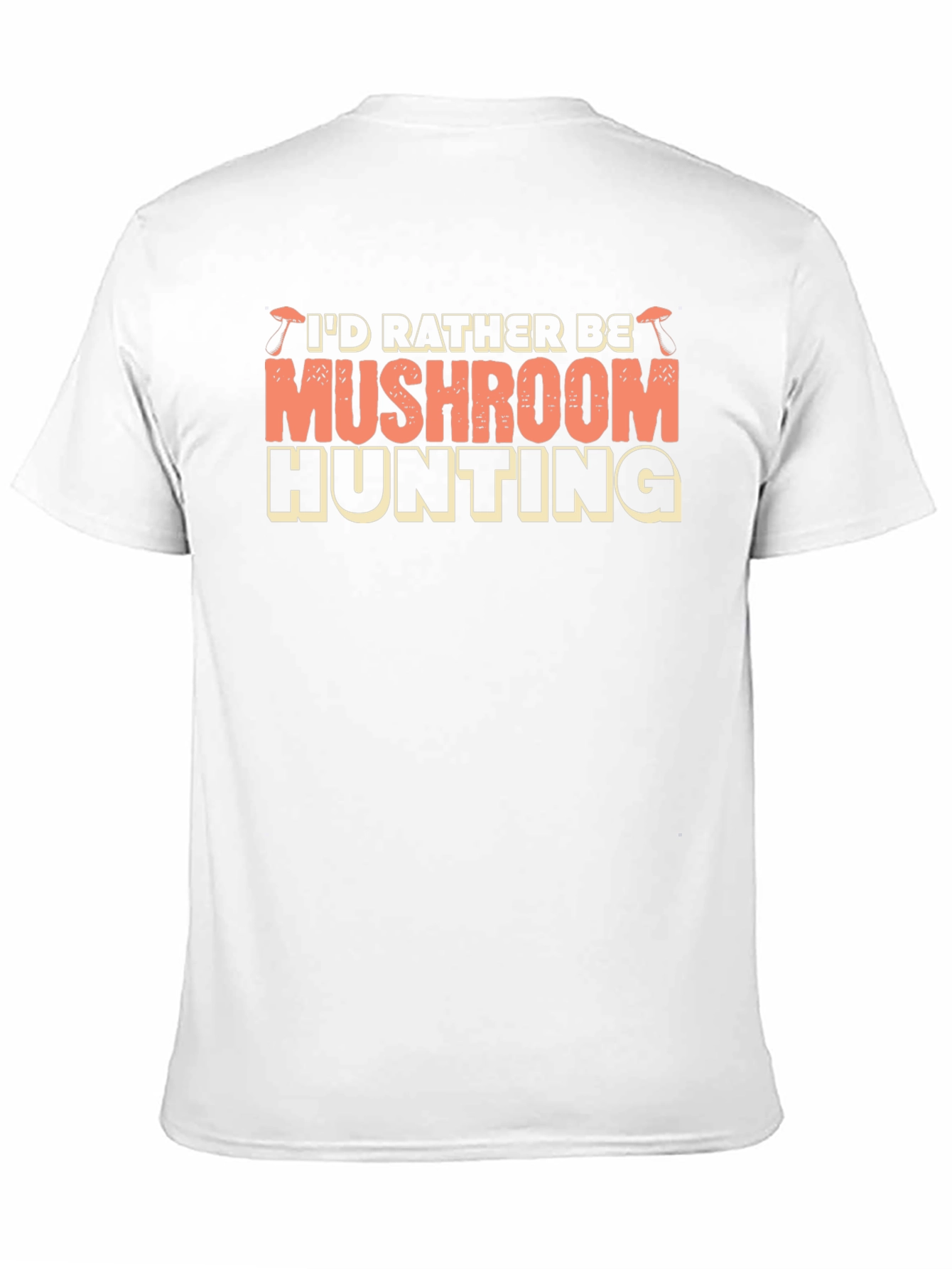 Black Mushroom Hunting T-Shirt, Novelty Tee view 11