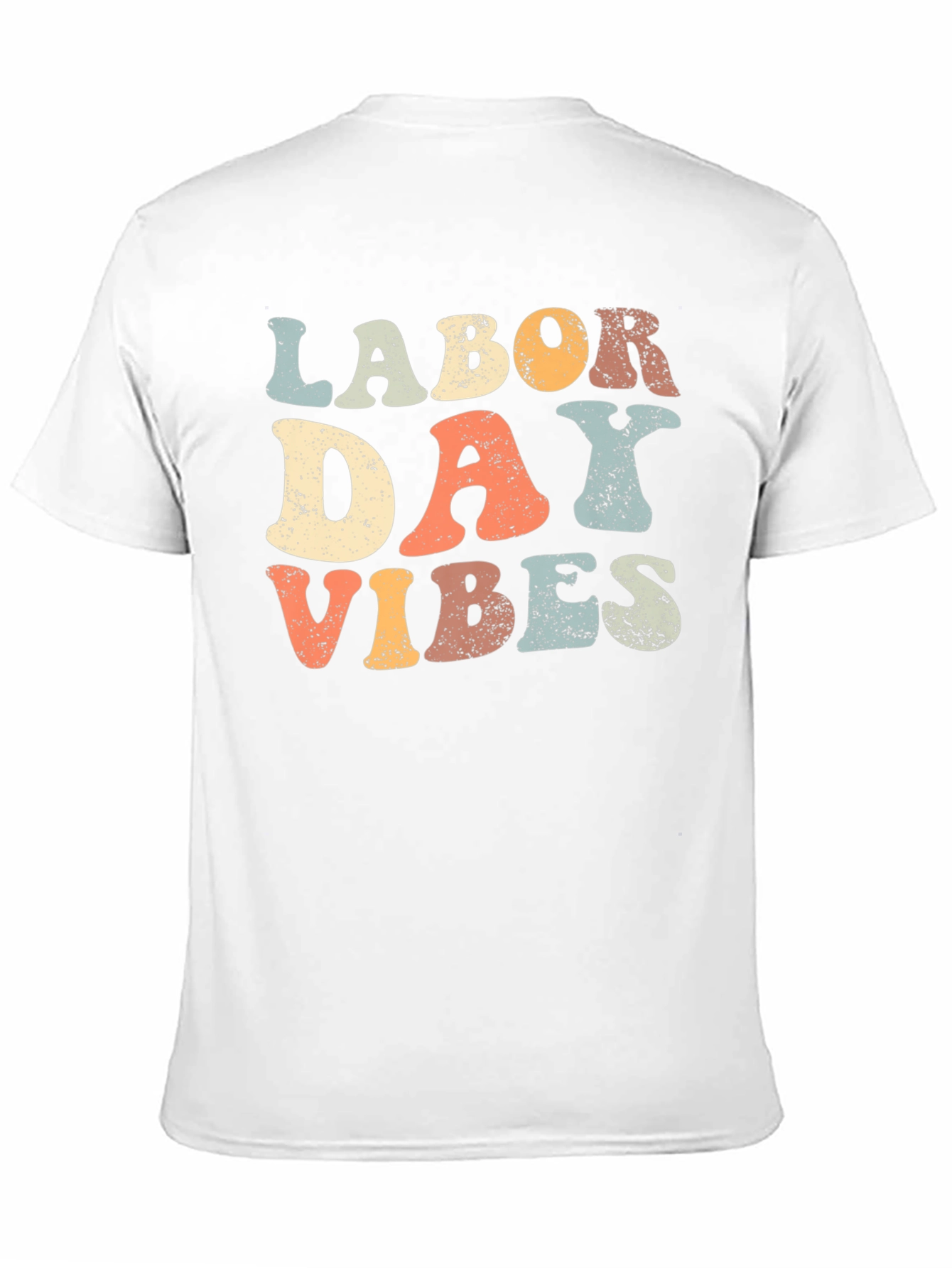 Black Labor Day Vibes Retro T-Shirt view 11