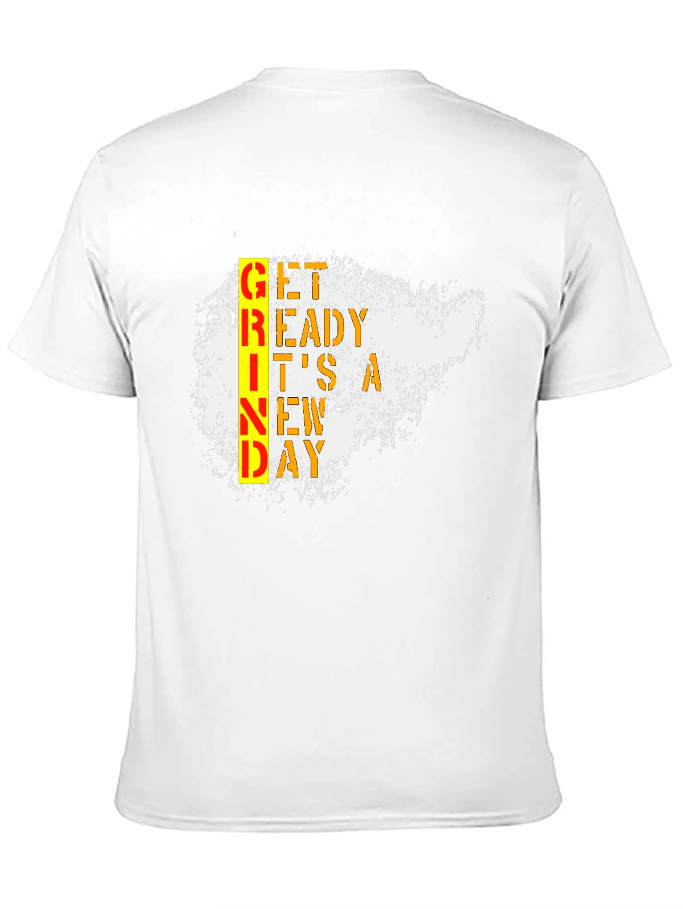 Black Motivational Grind Graphic Tee - Black view 11