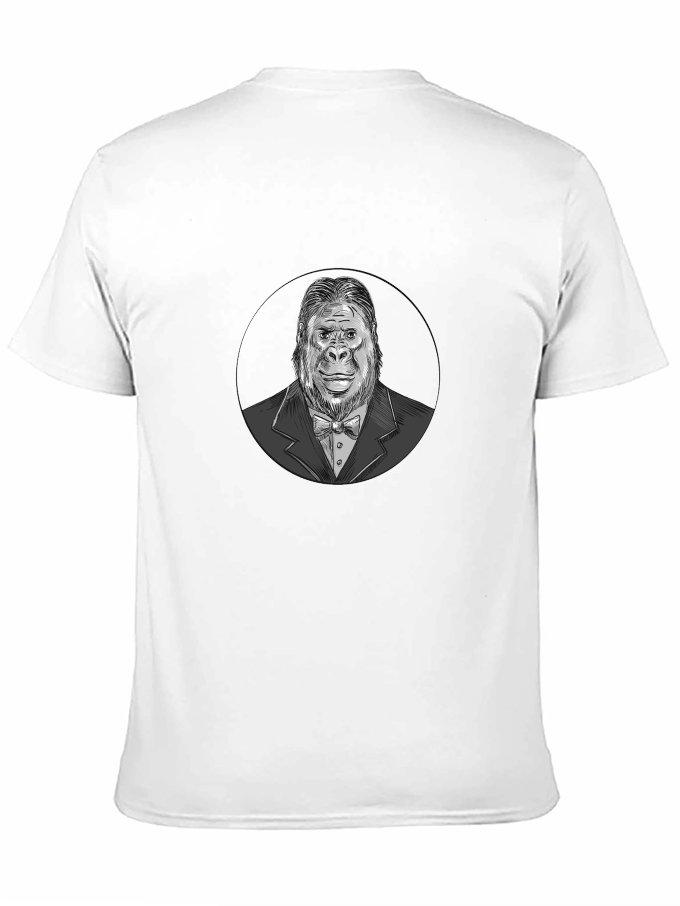 Black Gorilla Gentleman Graphic Tee view 11