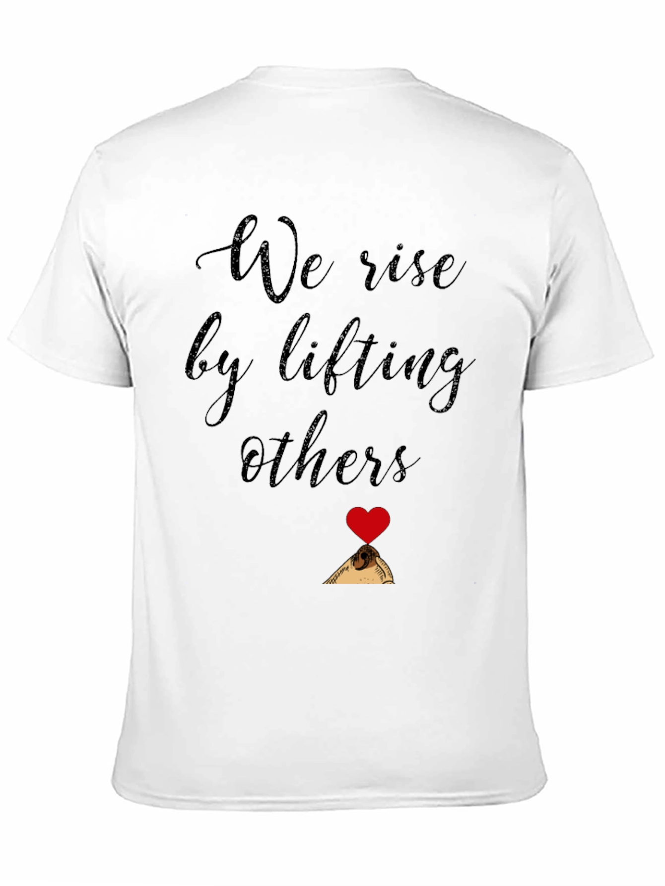 Black We Rise by Lifting Others Graphic Tee view 11