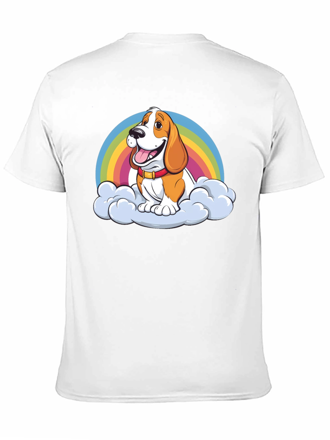 Black Dog Rainbow Cloud Graphic Tee view 11