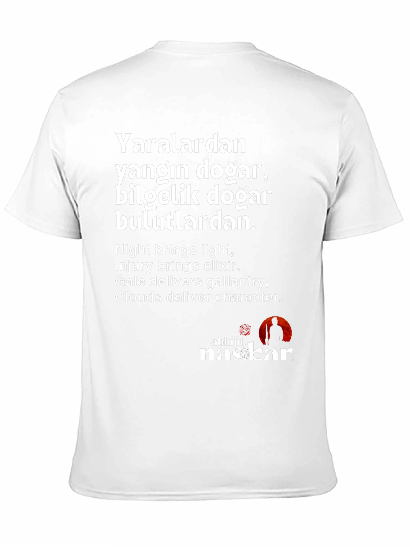 Black Inspirational Quote T-Shirt view 11