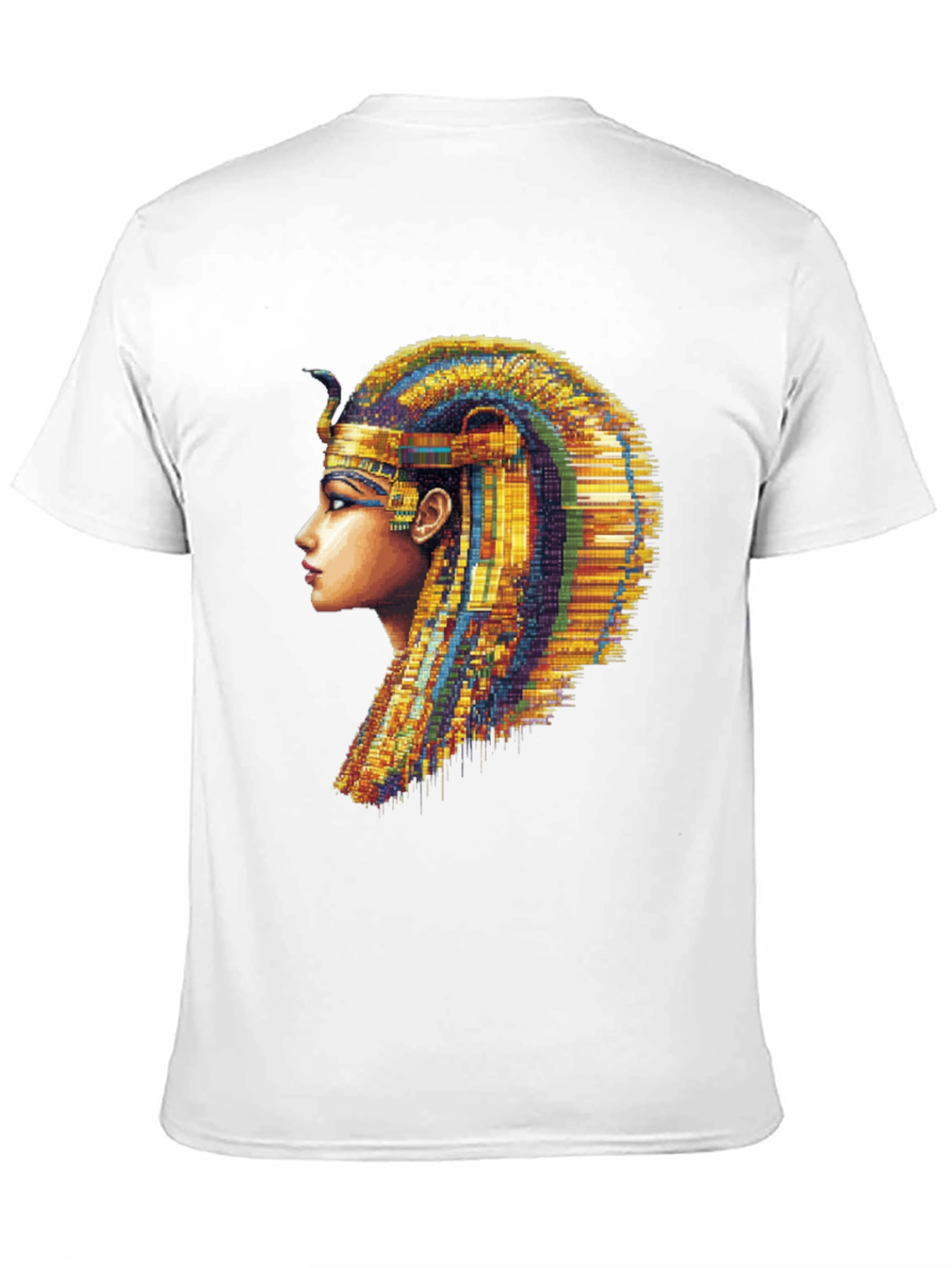 Black Egyptian Queen Graphic Tee - Men's Black T-Shirt view 11