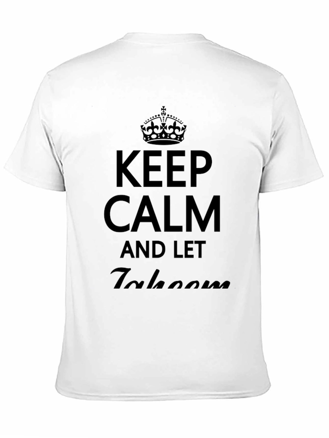 Black Keep Calm & Let Jakoom T-Shirt - Men's Black Tee view 11