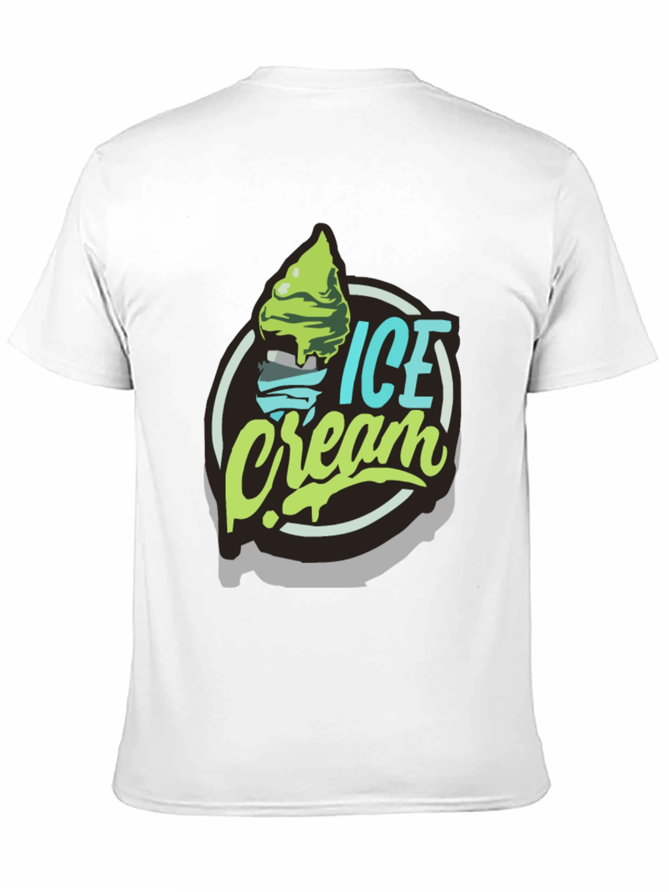 Black Ice Cream Graphic T-Shirt - Black view 11