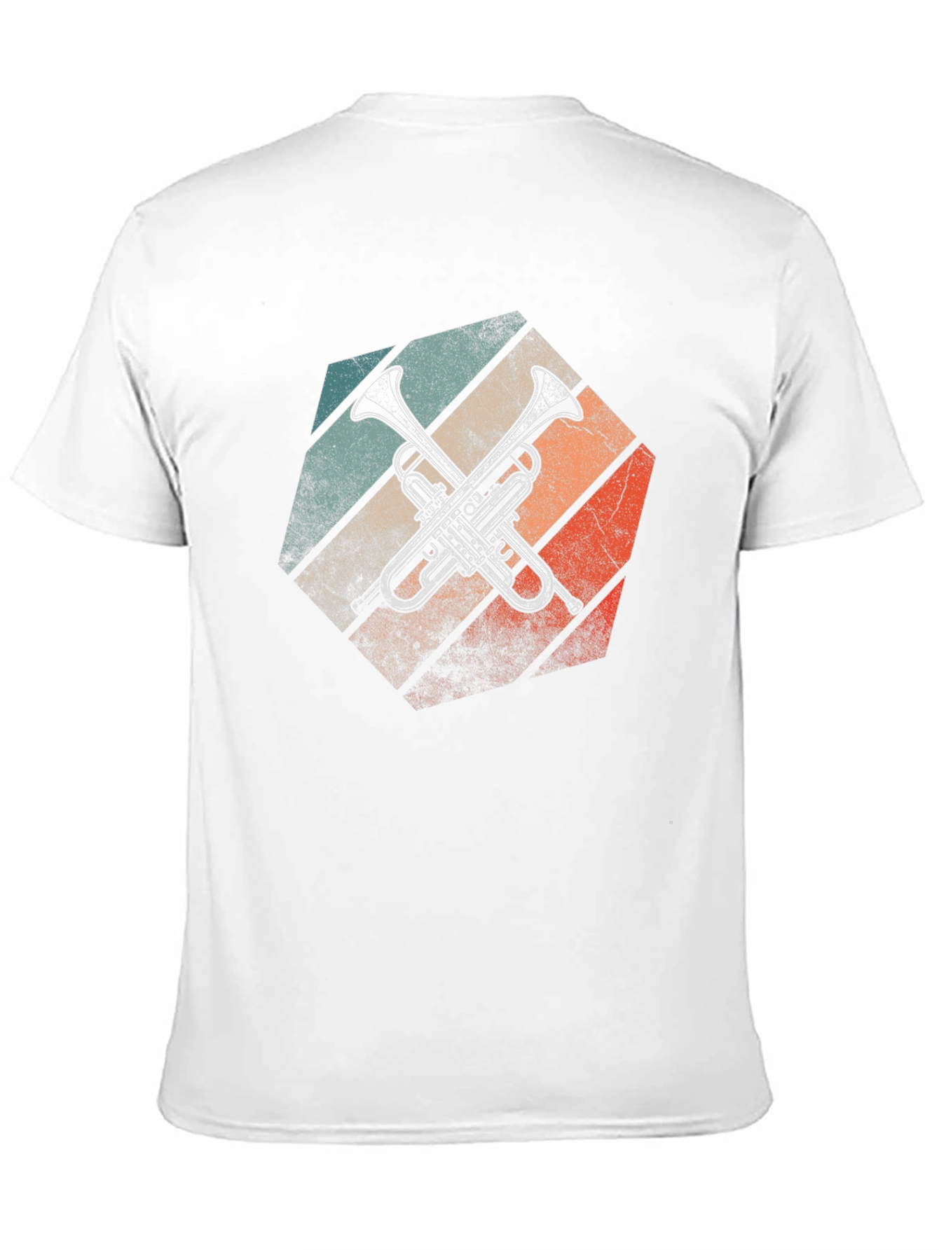 Black Vintage Trumpet Graphic Tee view 11