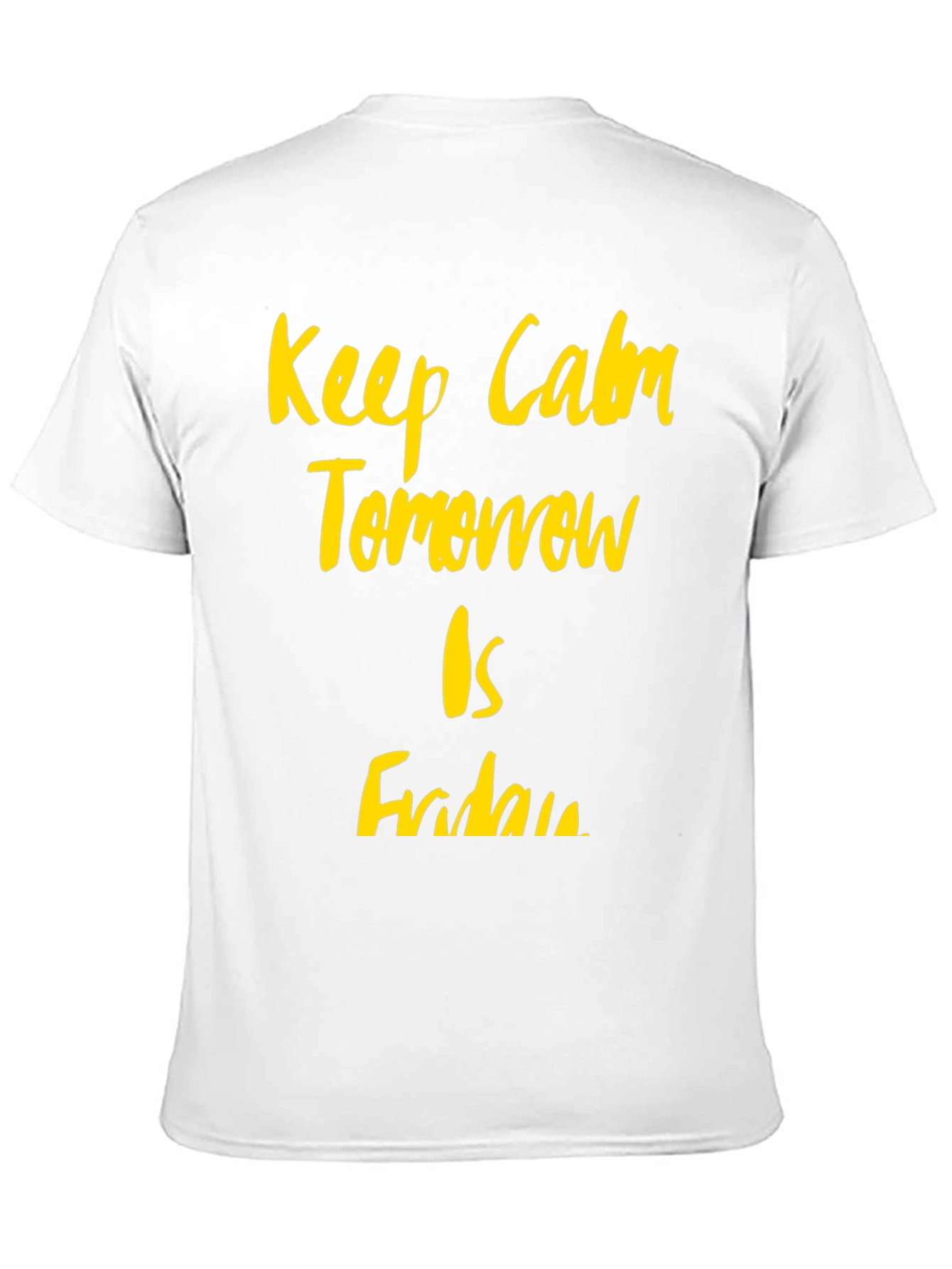 Black Keep Calm It's Almost Friday Graphic Tee view 11