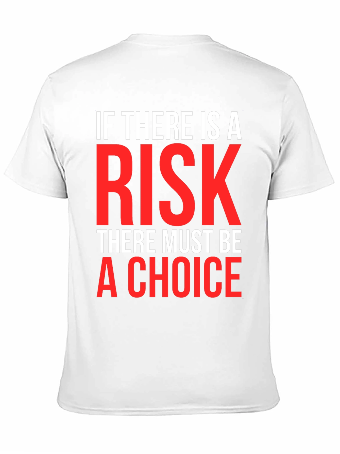 Black Risk and Choice Graphic T-Shirt - Black view 11