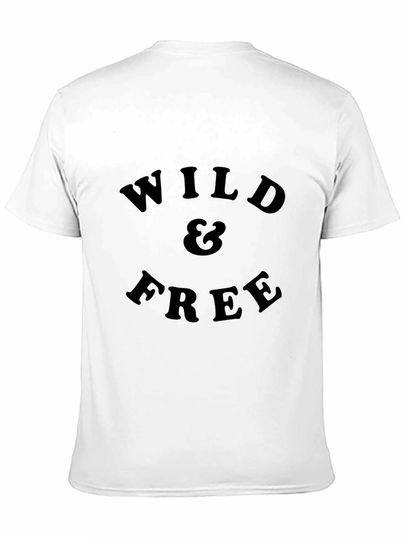 Wild & Free Graphic Tee - Black Cotton T-Shirt - 11
