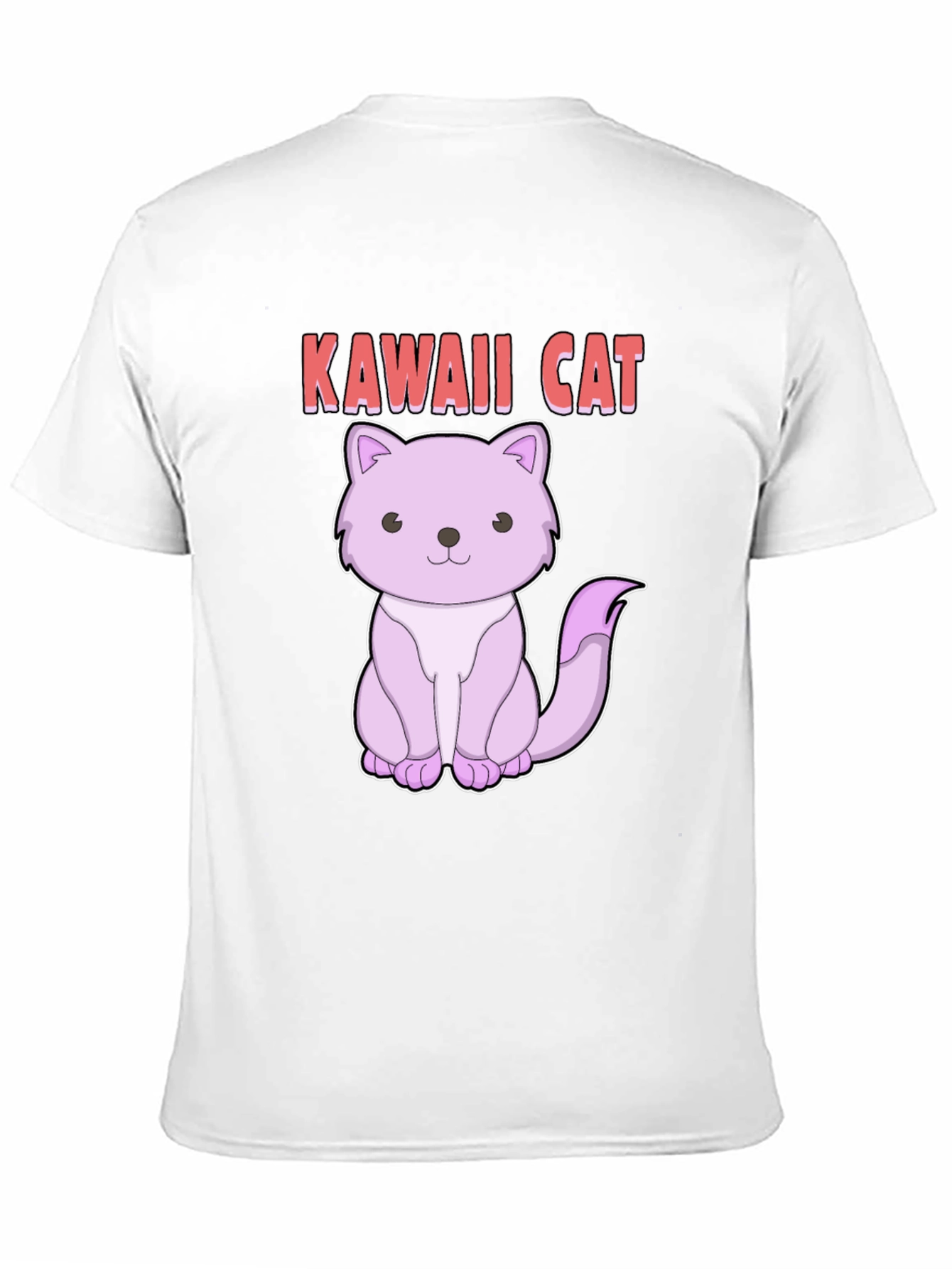 Black Kawaii Cat Graphic Tee - Cute Anime Style Shirt view 11