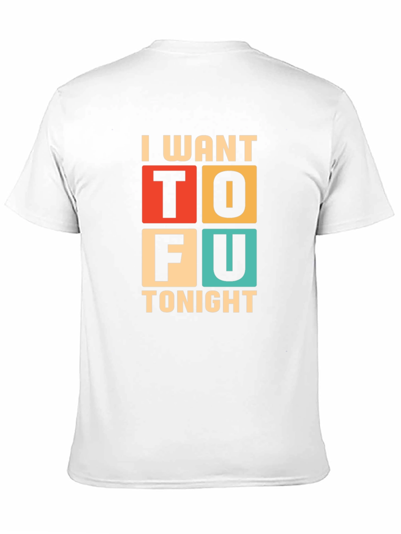 Black I Want Tofu Tonight Graphic Tee - Trendy Vegan Style view 11