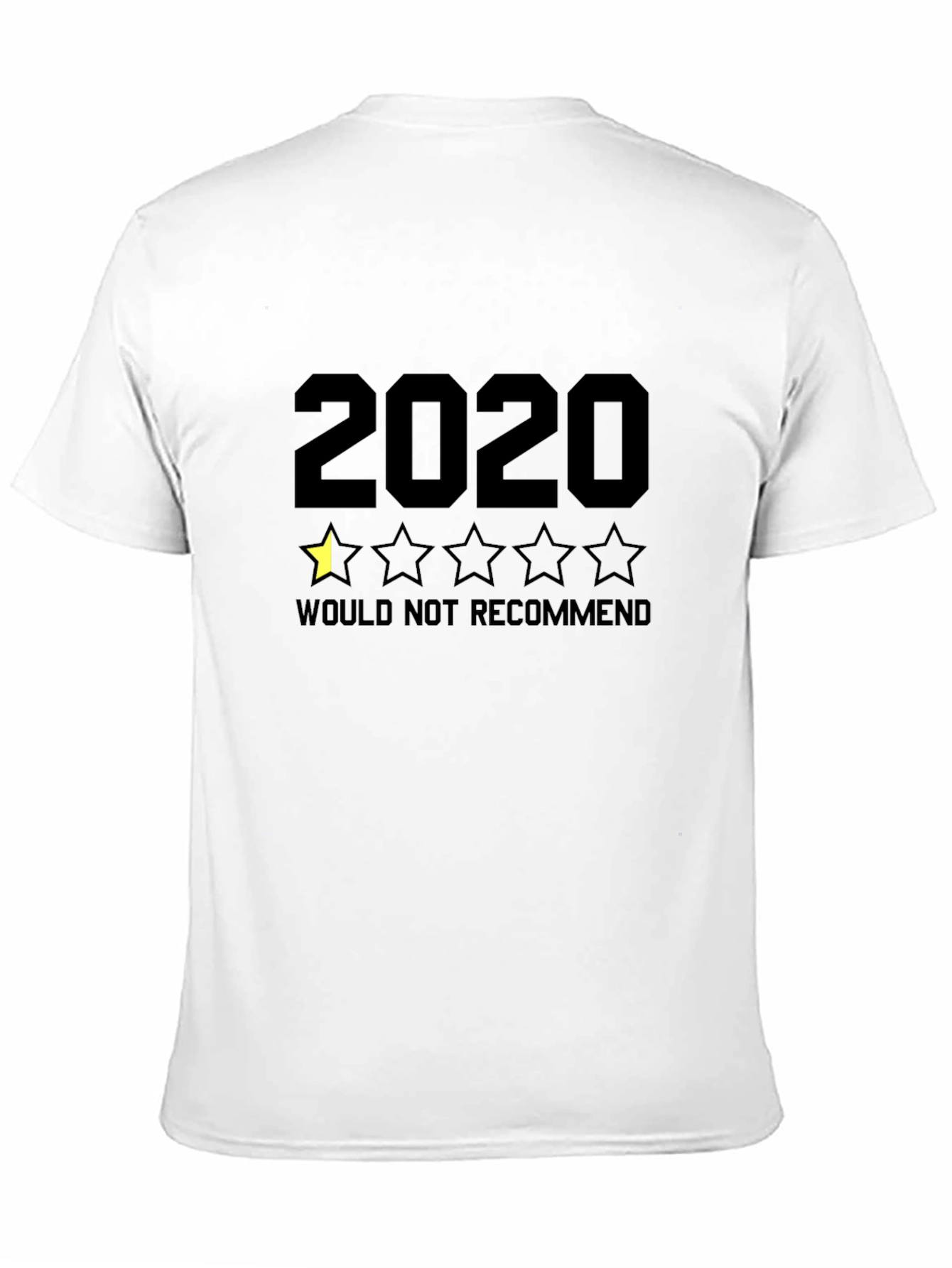 Black 2020 One Star Review T-Shirt - Funny Graphic Tee view 11