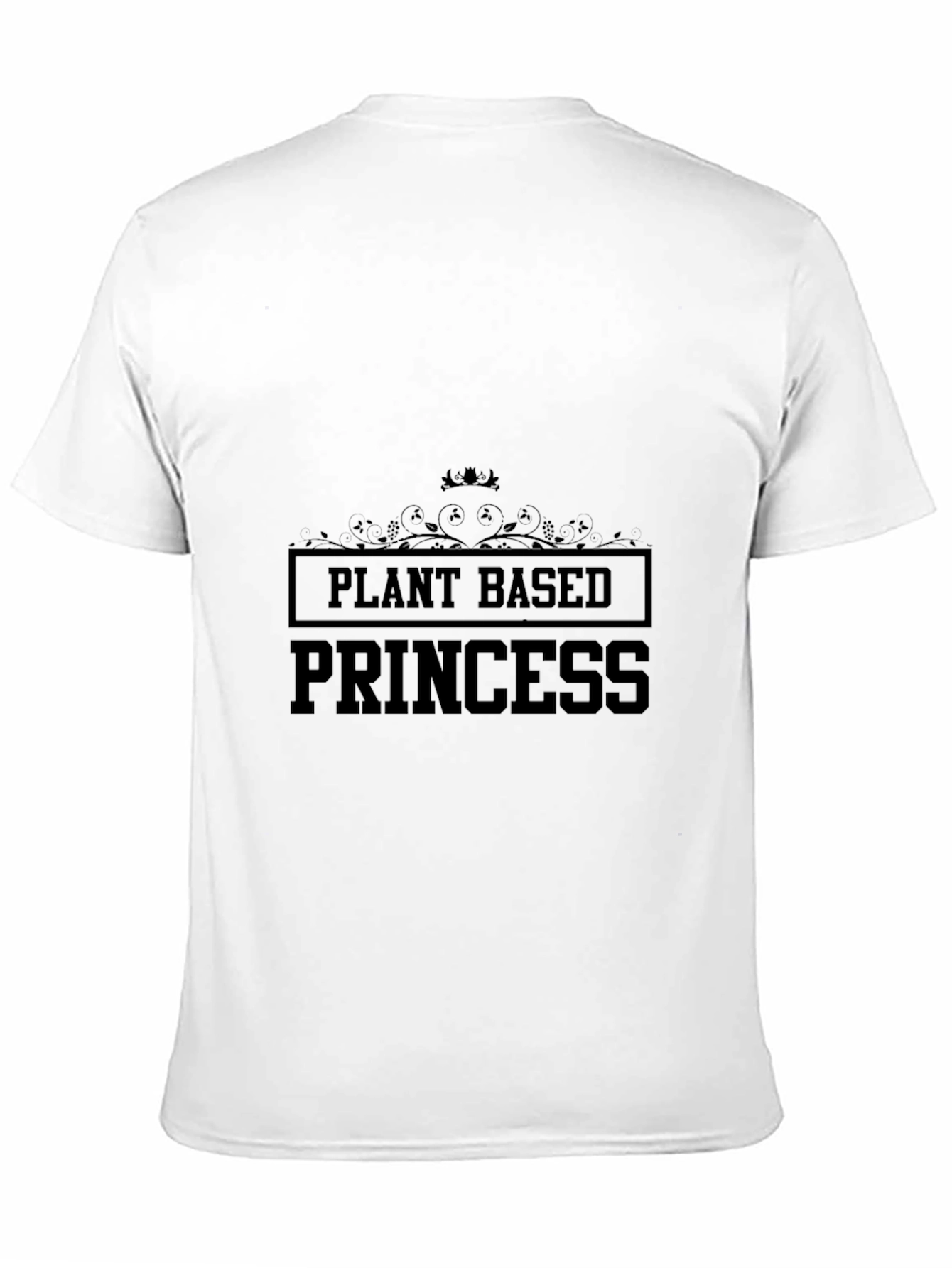 Black Plant Based Princess Graphic Tee - Black view 11