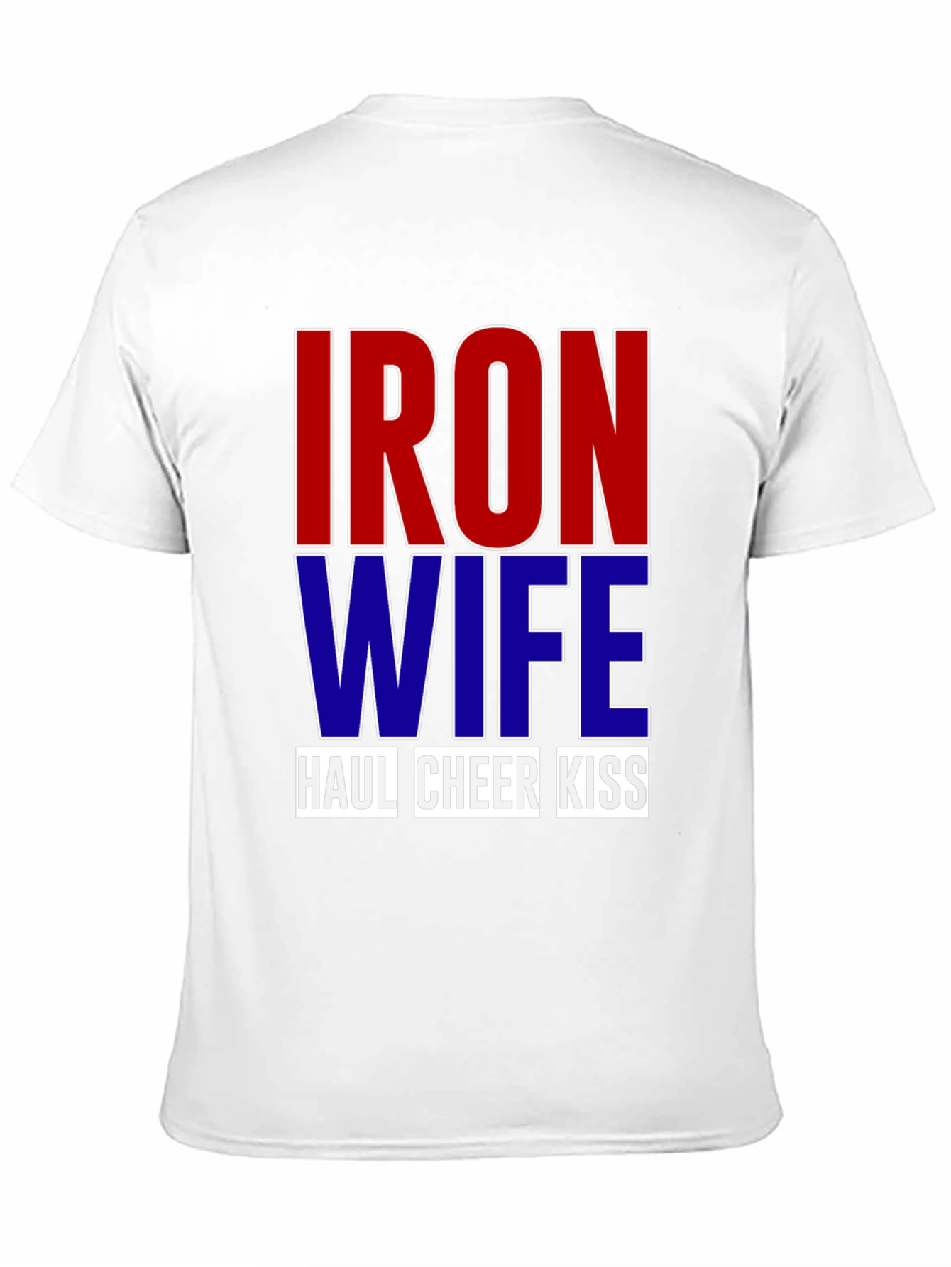 Black Iron Wife Haul Cheer Kiss T-Shirt view 11