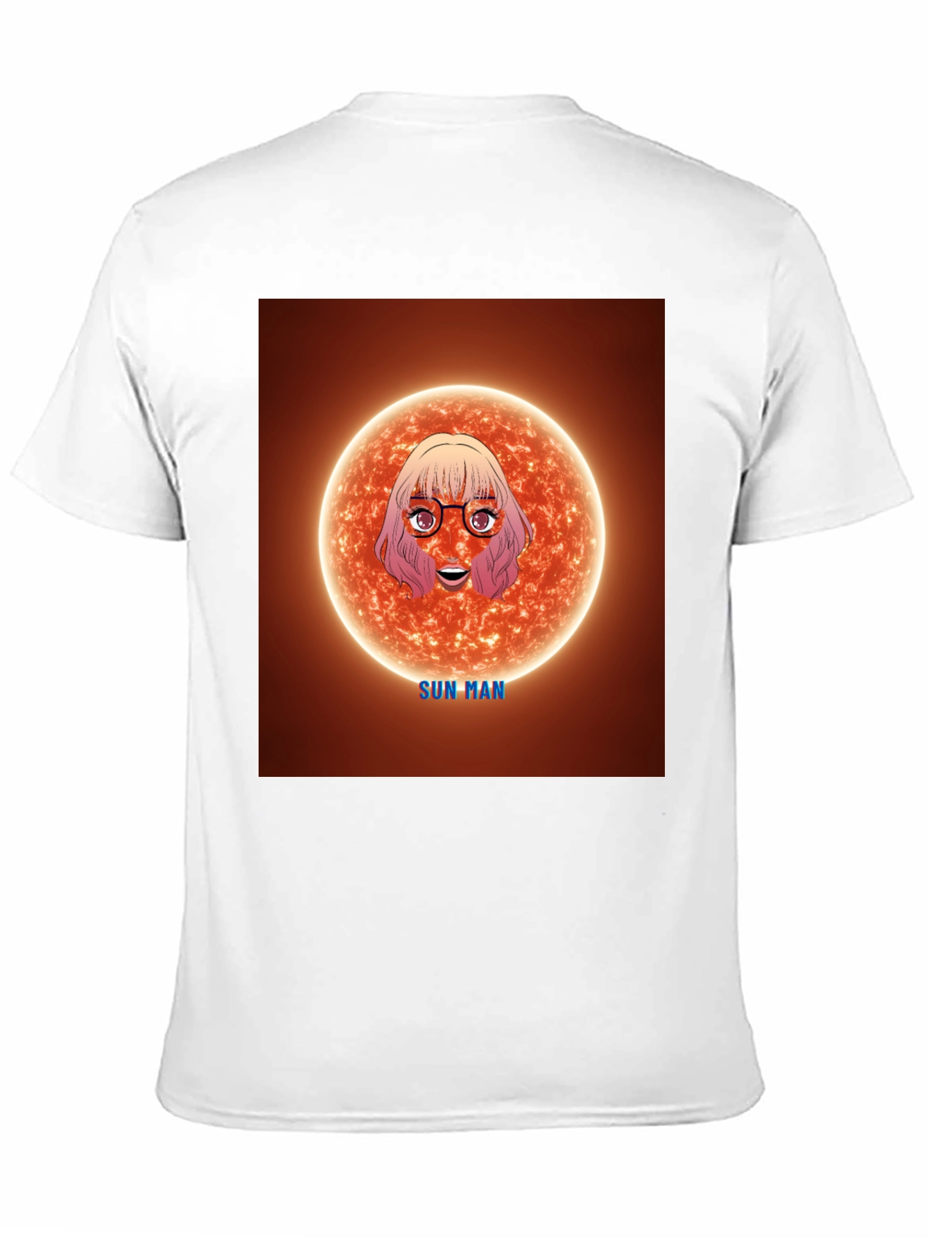 Black Sun Man Graphic Tee - Unique Cartoon Design view 11