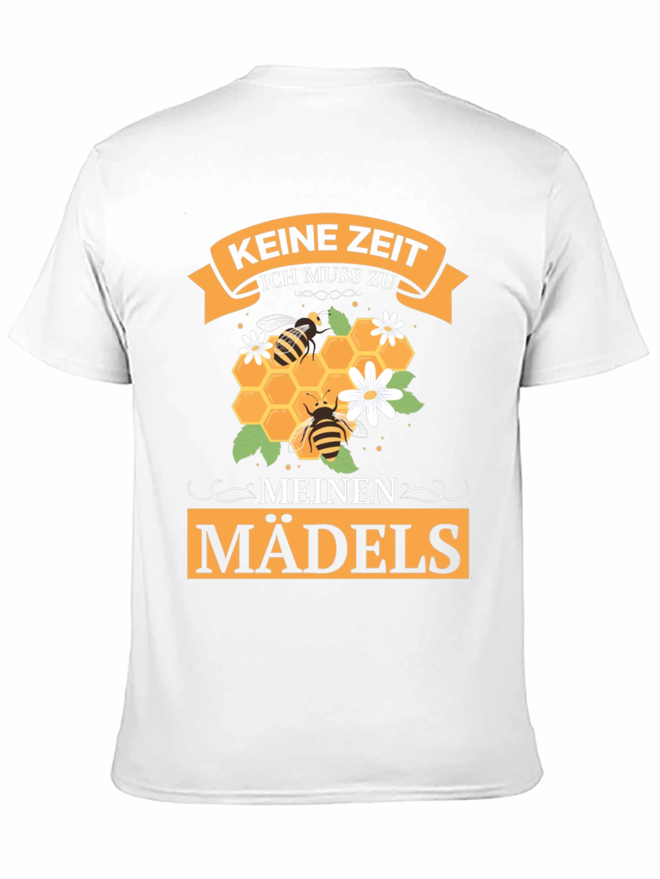 Black Keine Zeit Ich Muss Zu Meinen Madels T-Shirt view 11