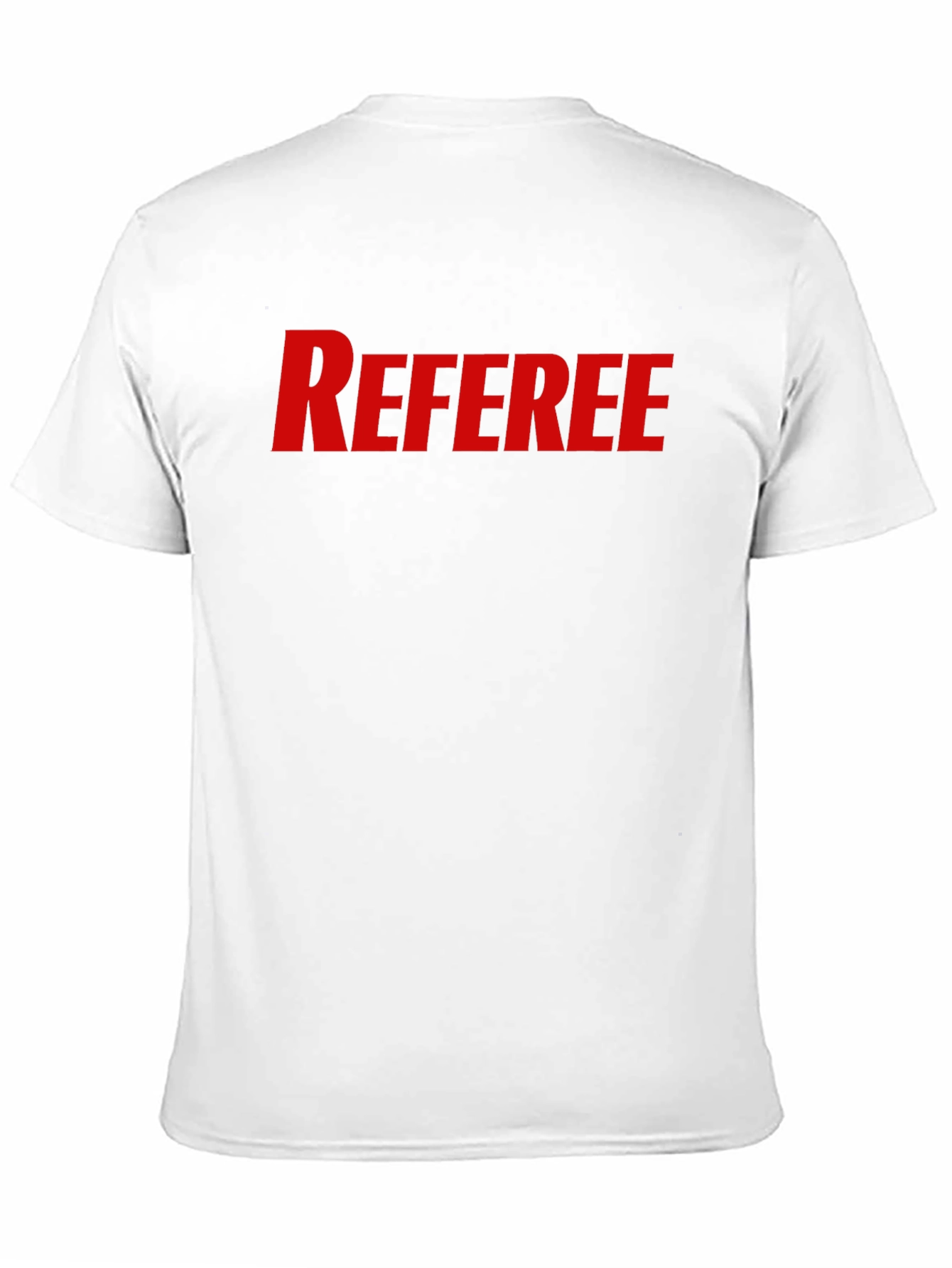 Black Referee Crew Neck T-Shirt view 11
