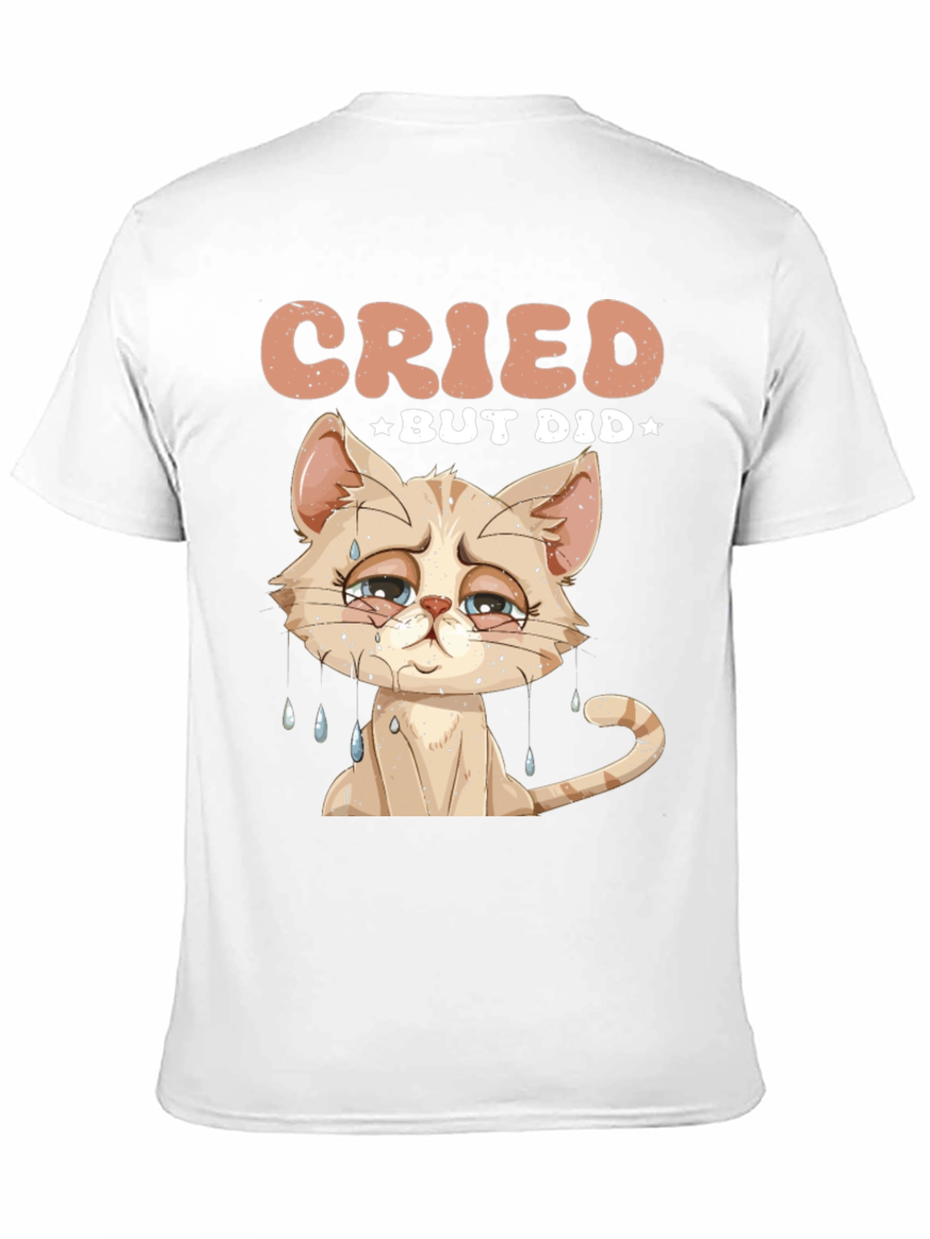 Black Cried But Did Funny Cat T-Shirt view 11