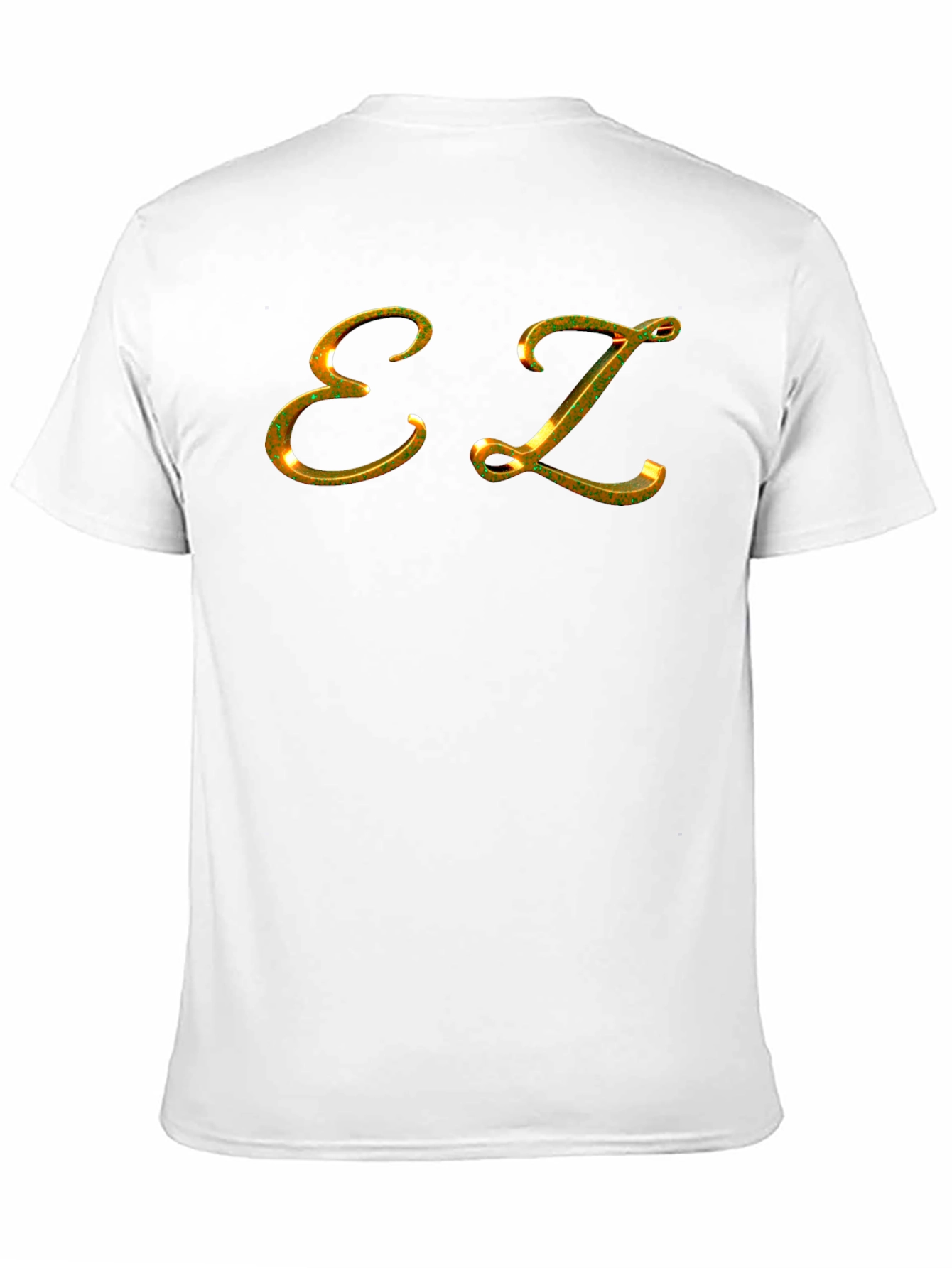 Black EZ Golden Letter T-Shirt - Mens Black Short Sleeve view 11