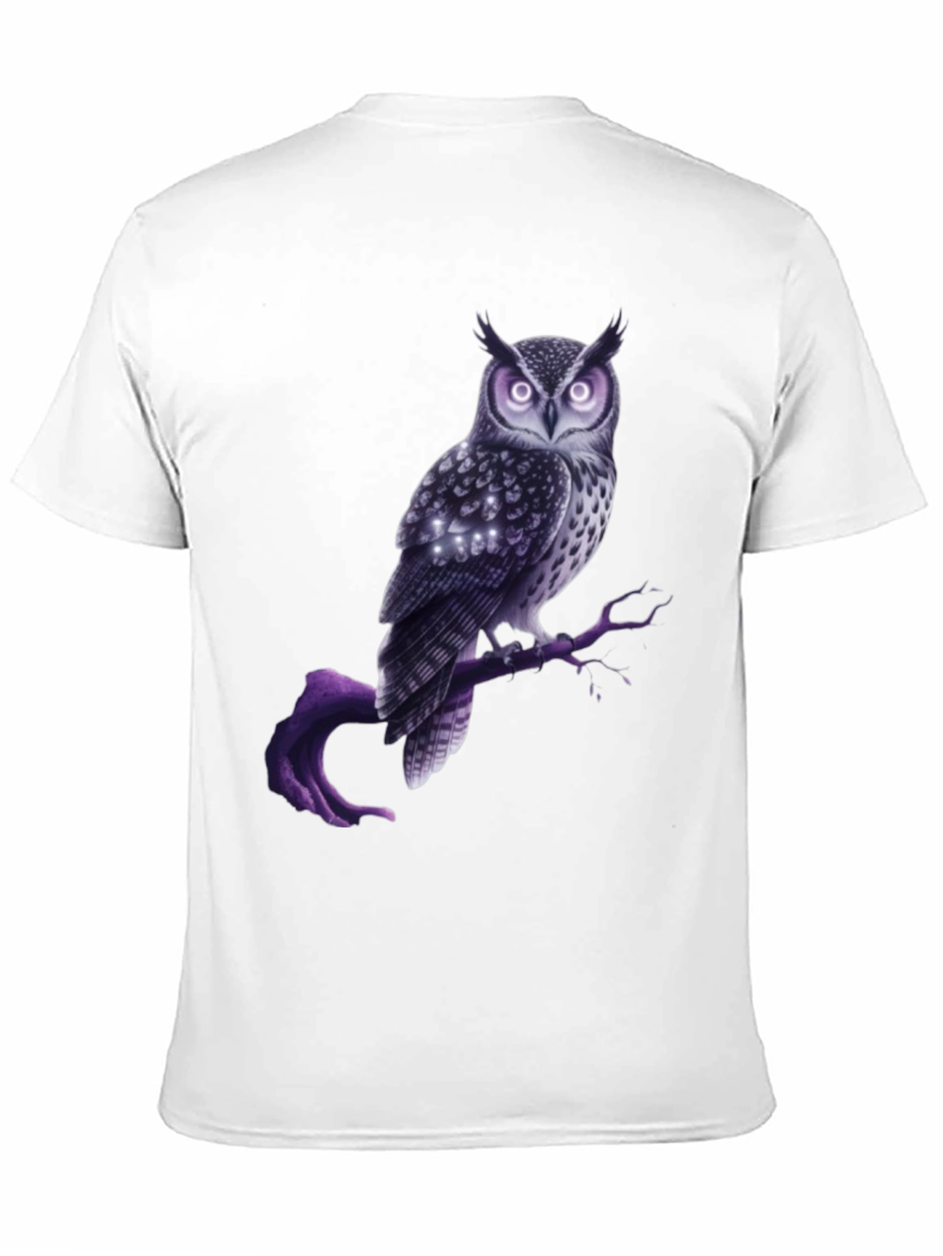 Black Mystic Owl Graphic Tee - Unique Design view 11