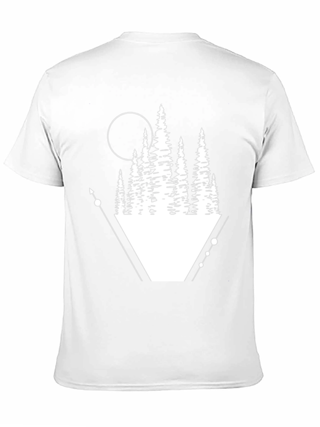 Geometric Forest Graphic Tee - Black T-Shirt - 11