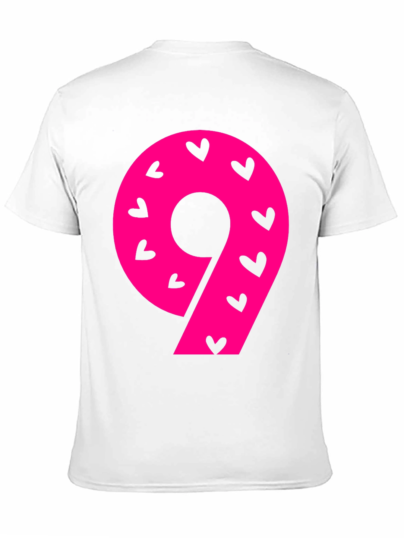 Black Number 9 Heart Print T-Shirt view 11