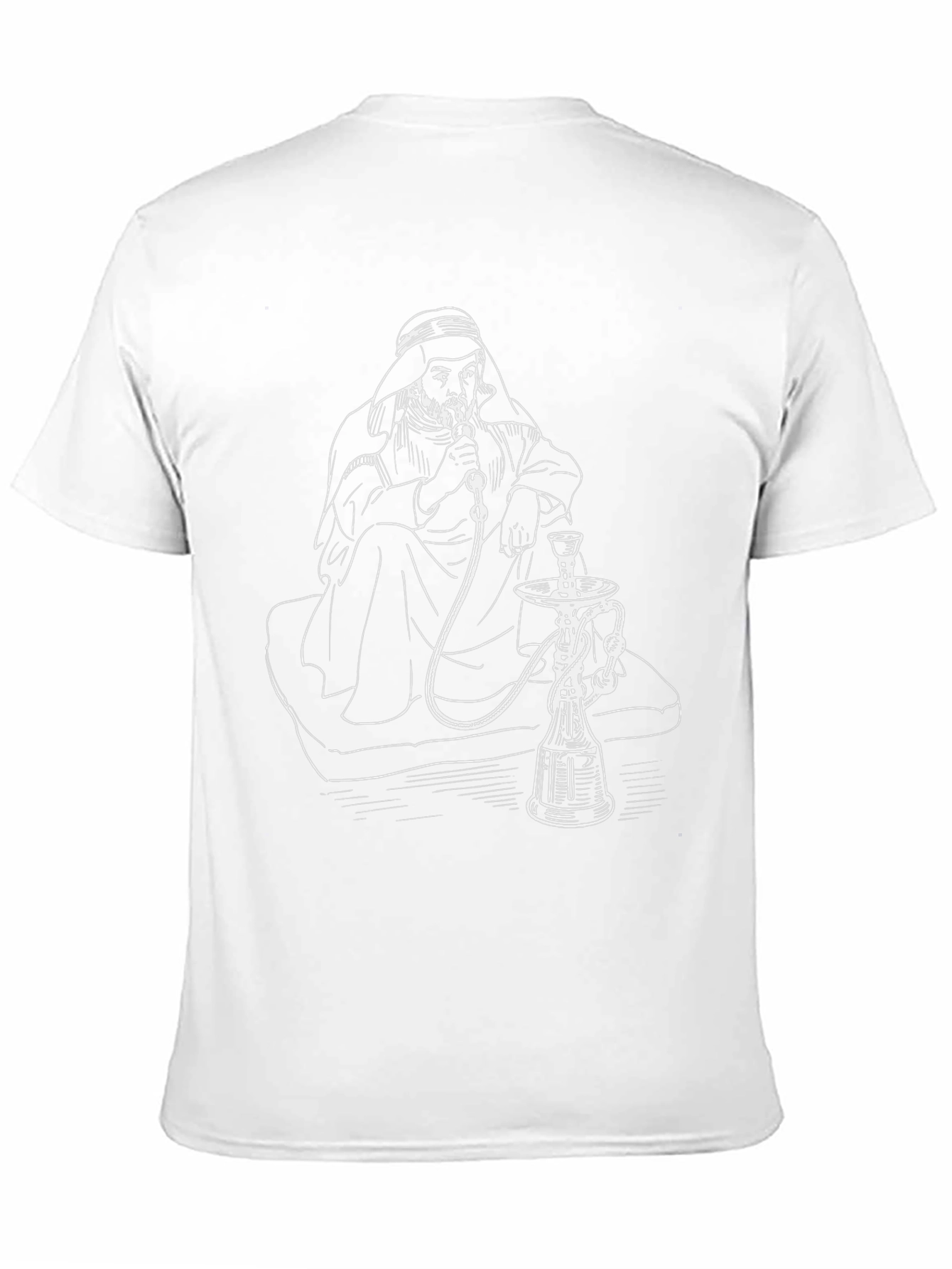 Black Hookah Lounge T-Shirt - Smoker Graphic Tee view 11
