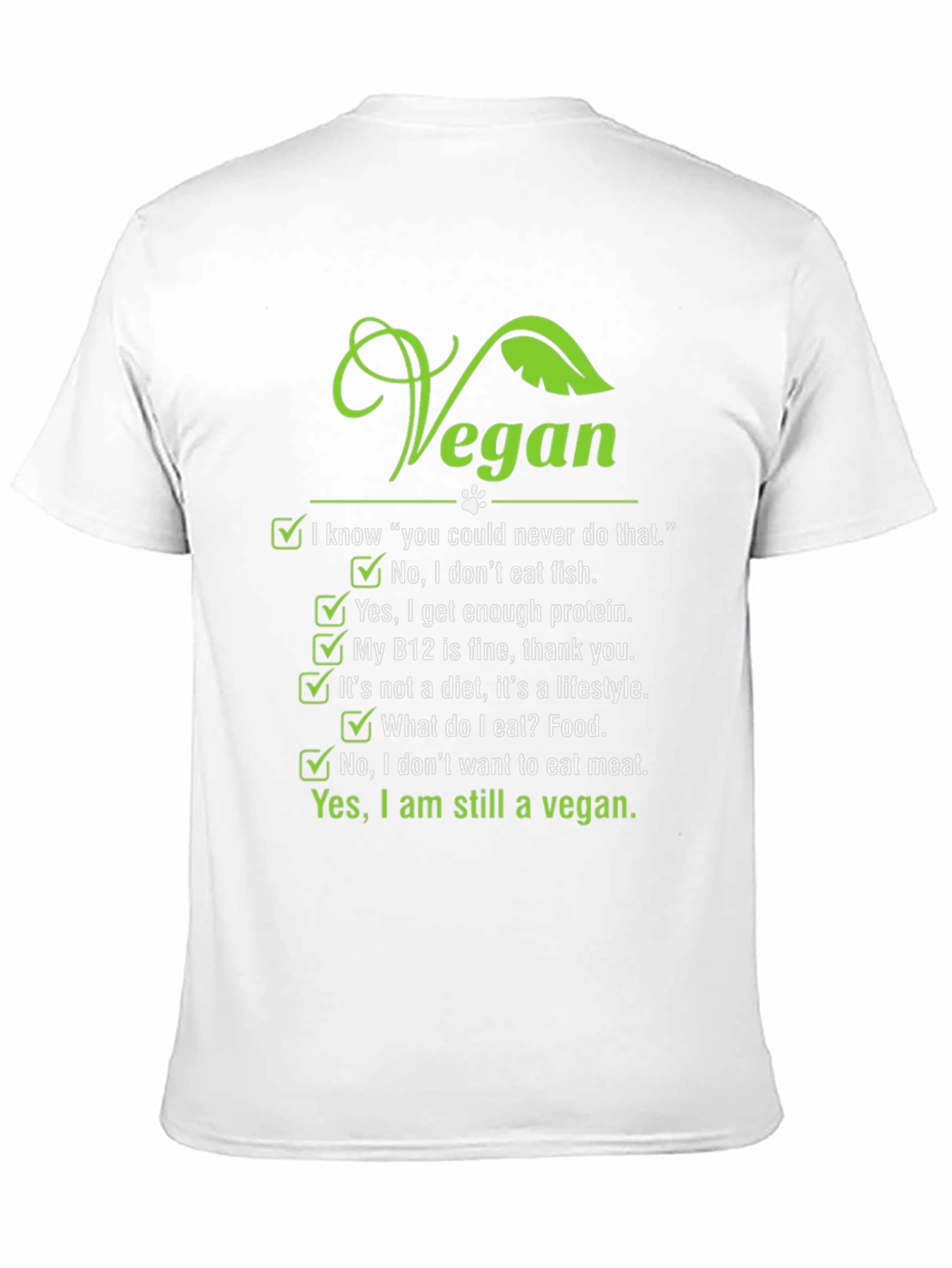 Black Vegan Lifestyle T-Shirt view 11