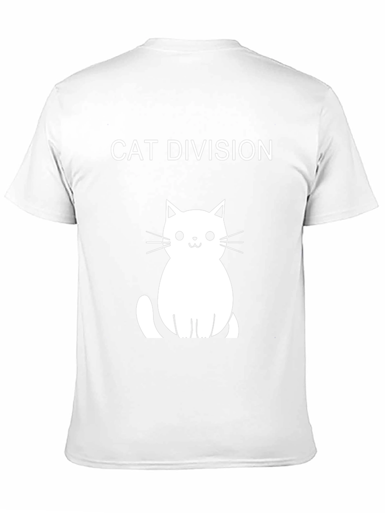 Black Cat Division Funny T-Shirt view 11