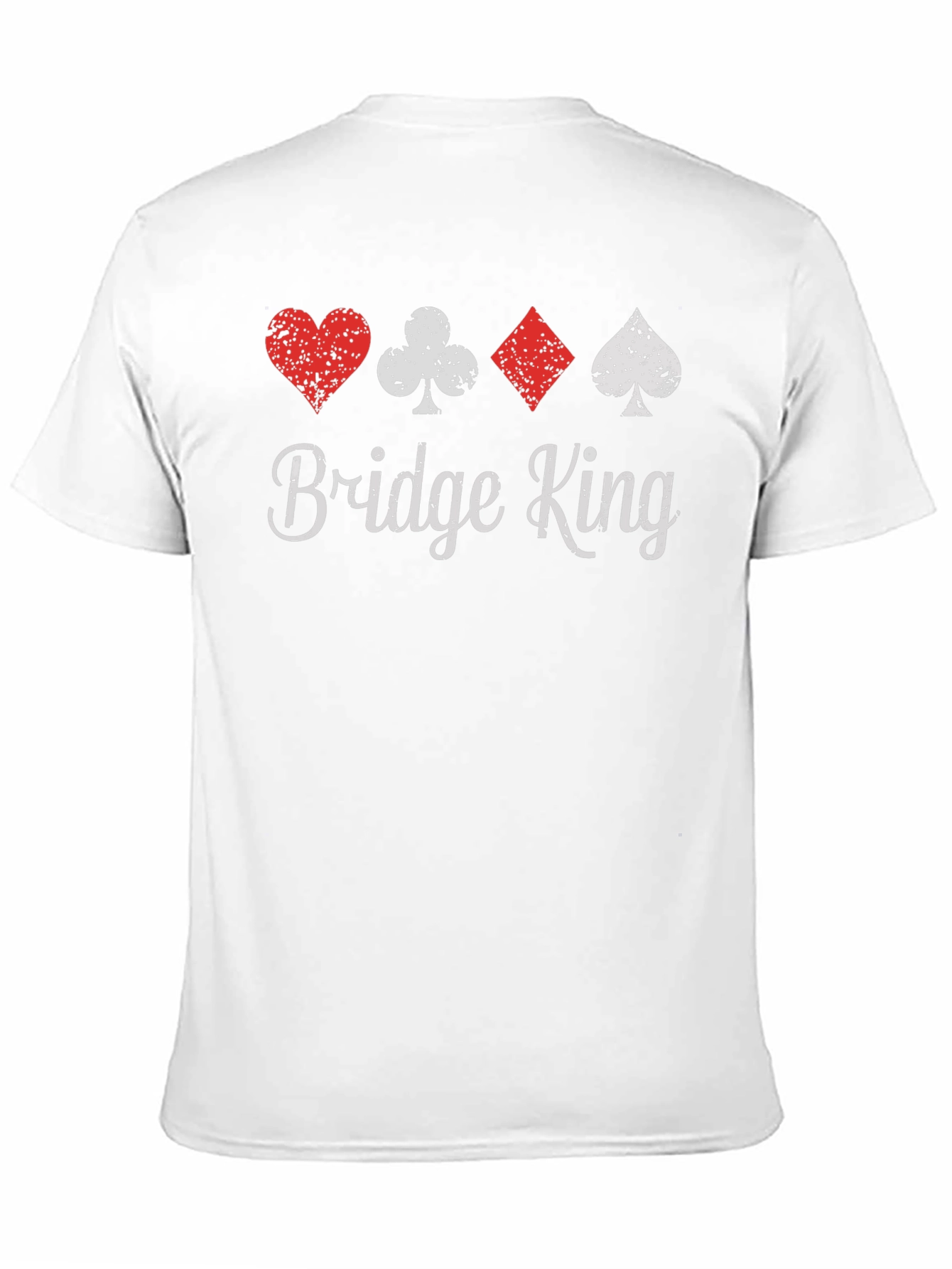 Bridge King Playing Card Suit T-Shirt - 11