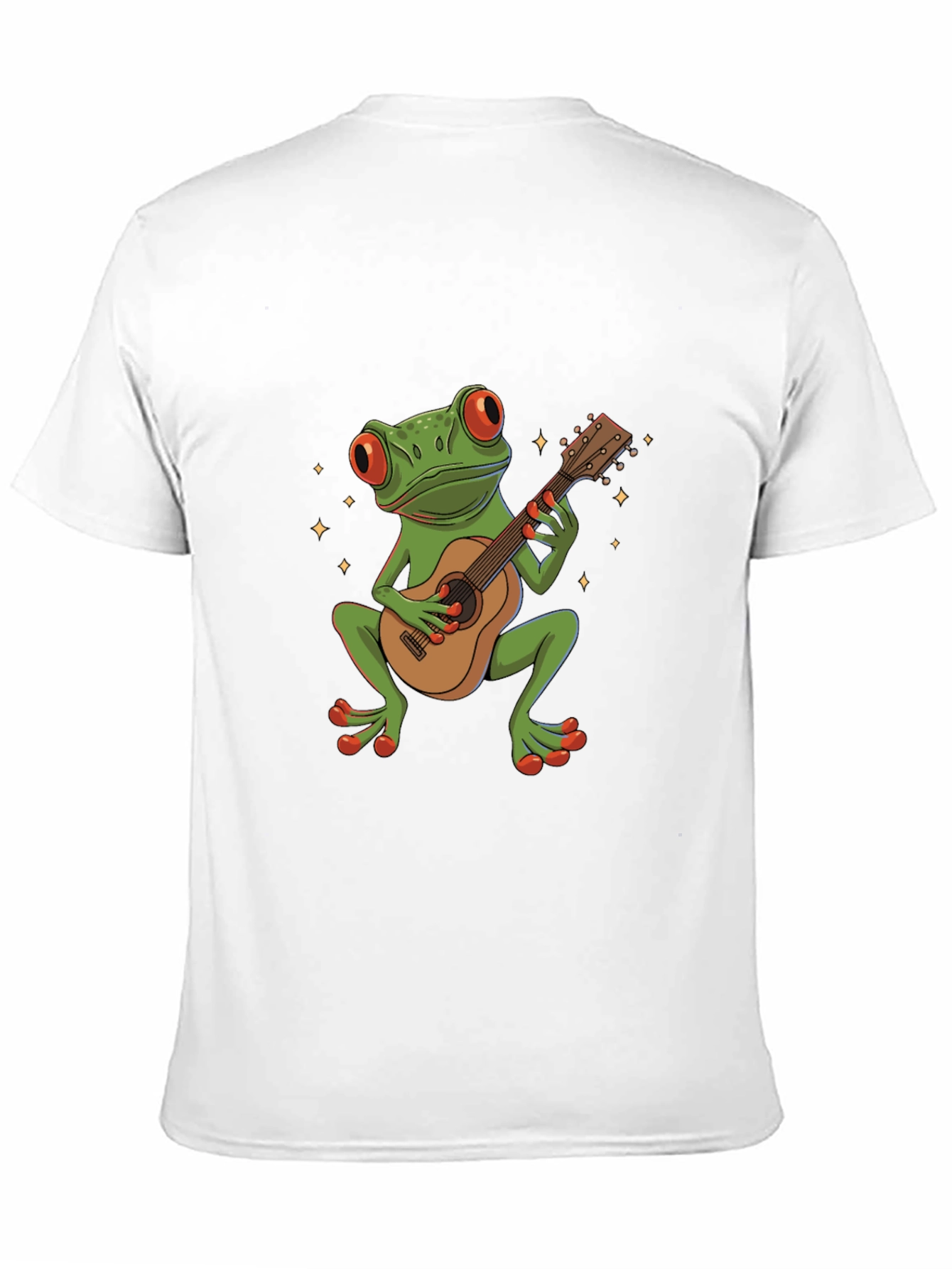 Black Frog Guitarist Graphic Tee - Unique Music Lover Shirt view 11