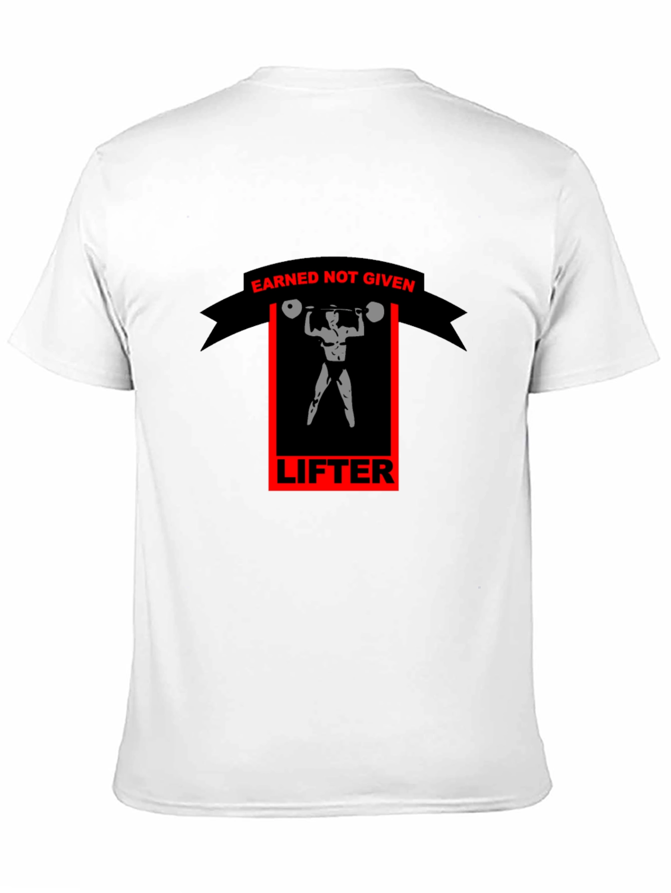 Black Earned Not Given Lifter Graphic Tee view 11