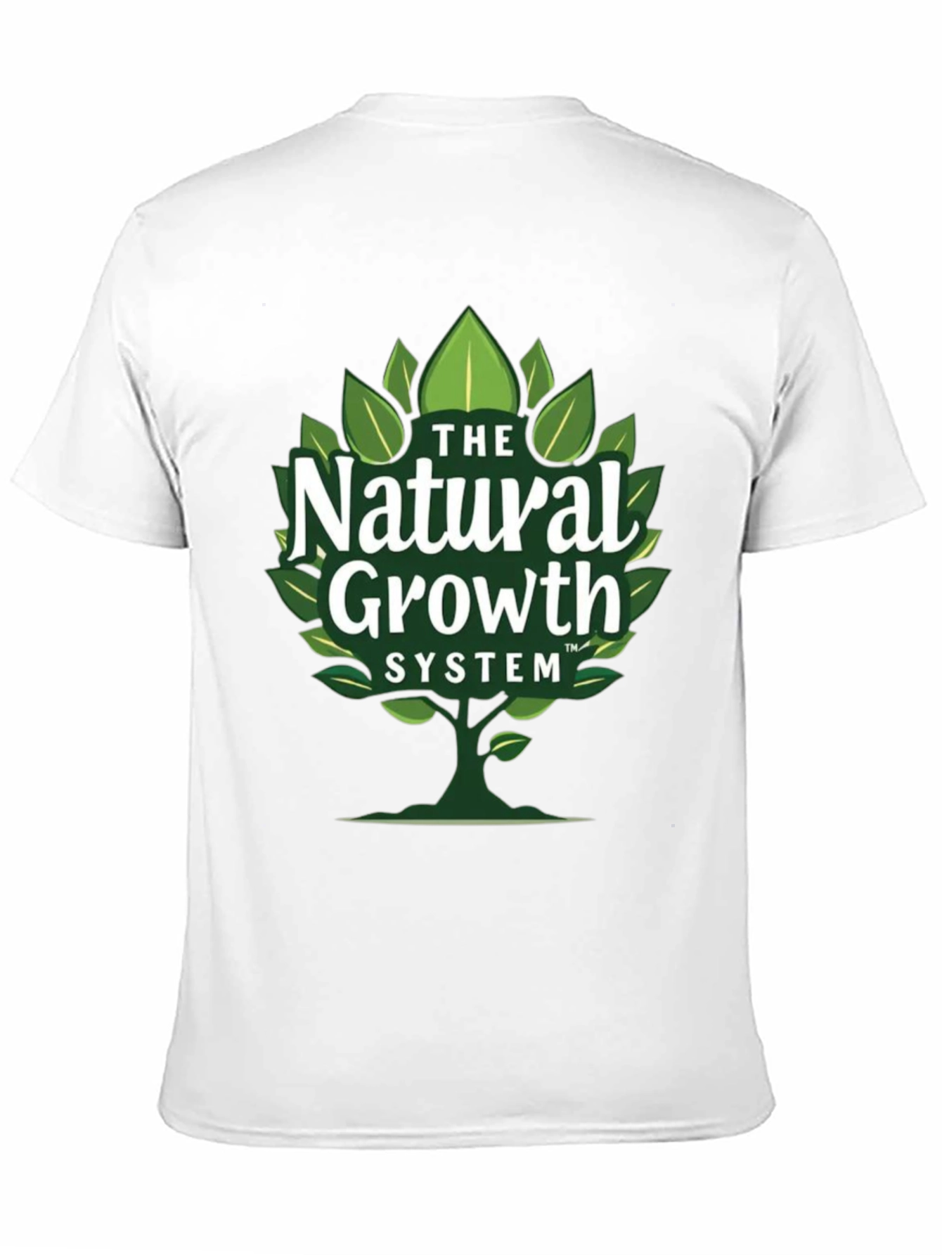 Black Natural Growth System Tree Graphic Tee view 11