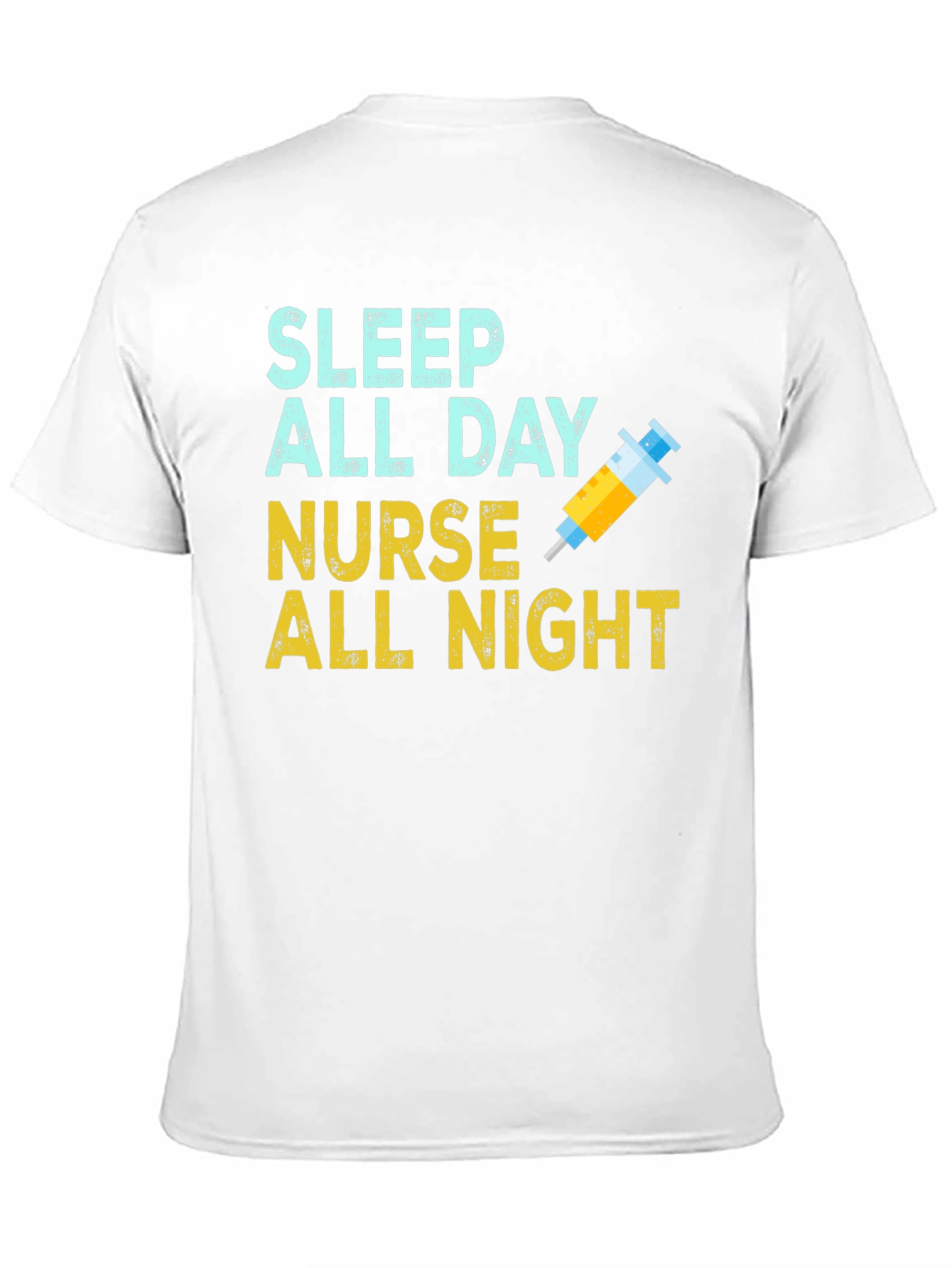 Black Nurse Sleep All Day T-Shirt view 11