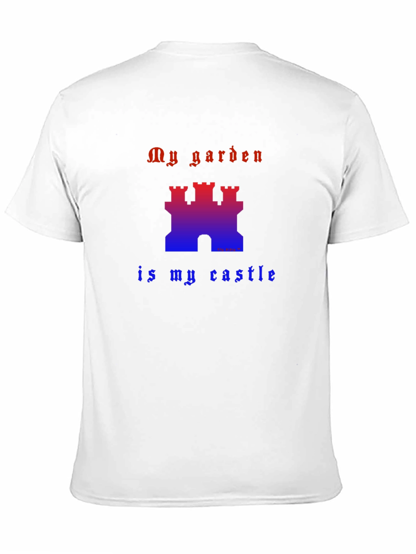 Black My Garden is My Castle Graphic Tee - Black view 11
