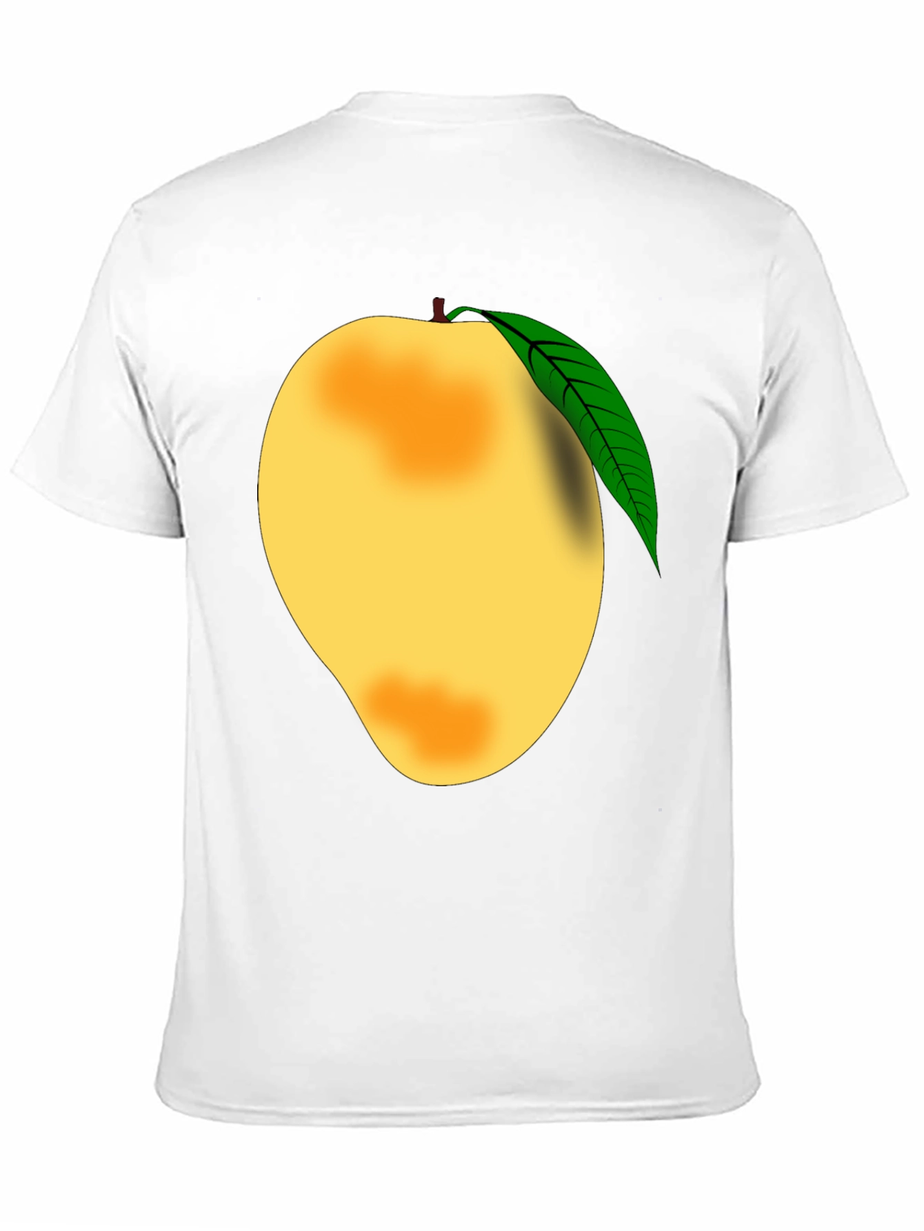 Black Mango Graphic Tee - Fruit Lover's Black T-Shirt view 11