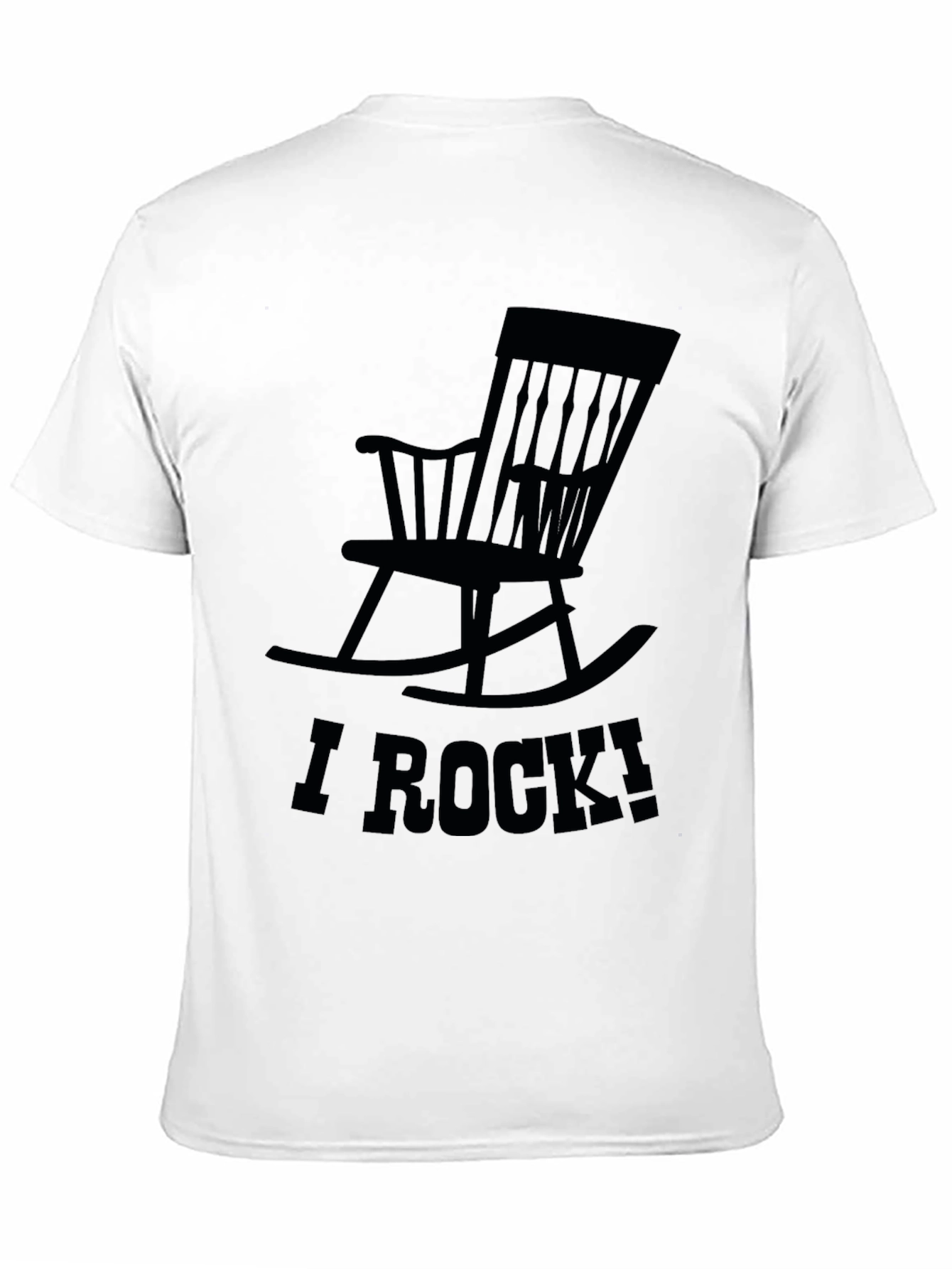 Black I Rock Rocking Chair Graphic T-Shirt view 11