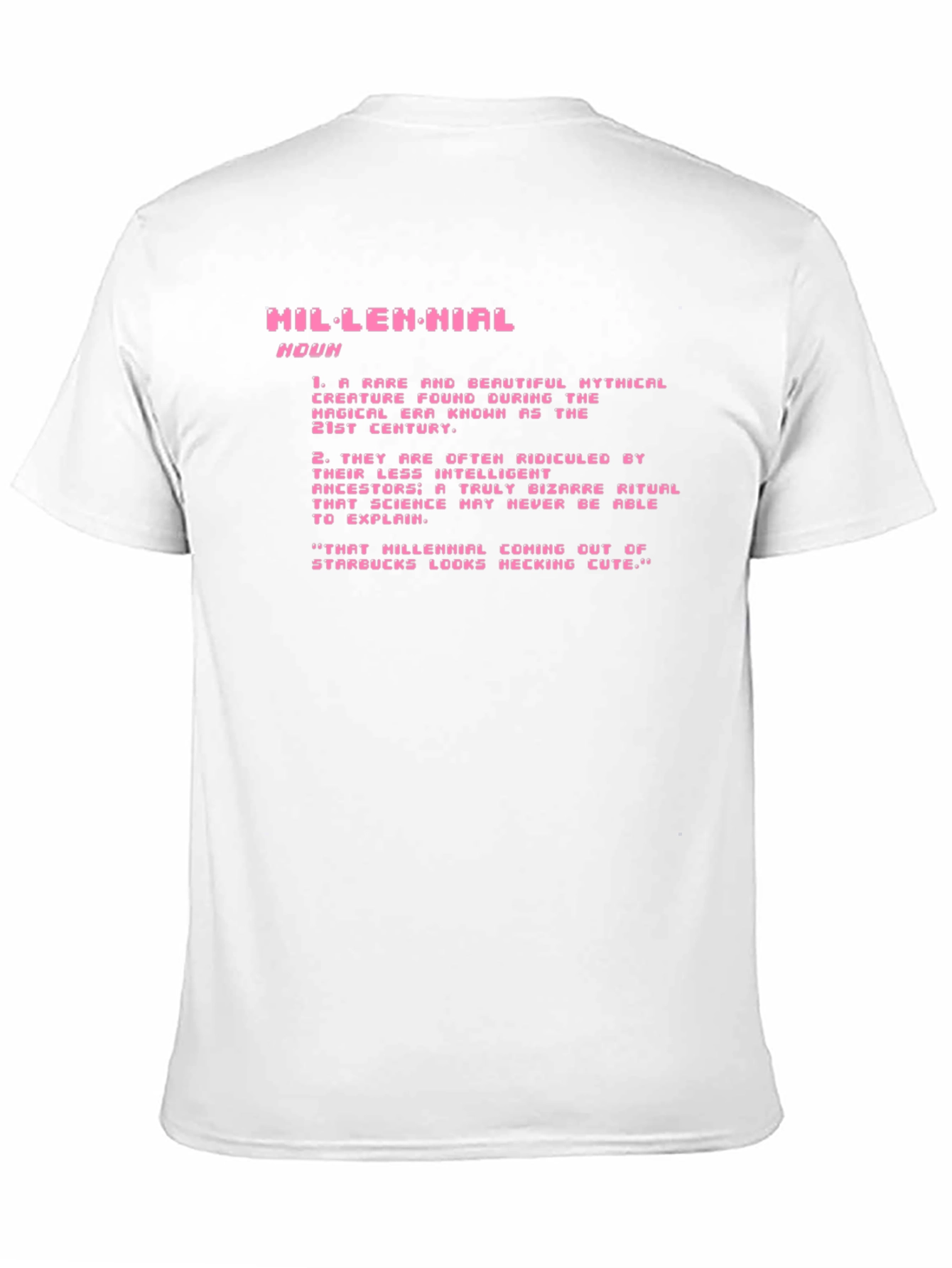 Black Millennial Definition Graphic Tee - Black view 11
