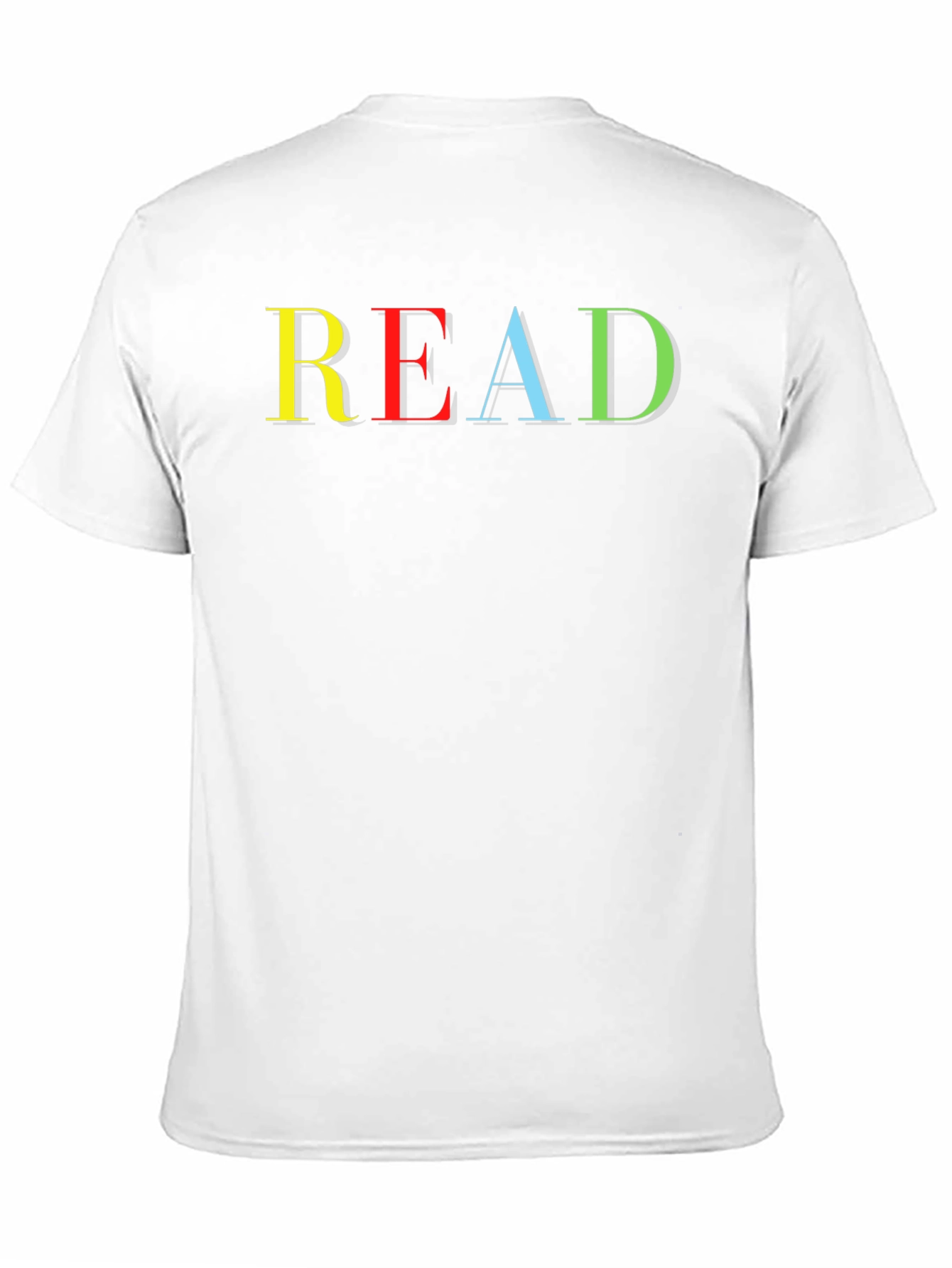 Black Colorful READ Graphic Black T-Shirt view 11