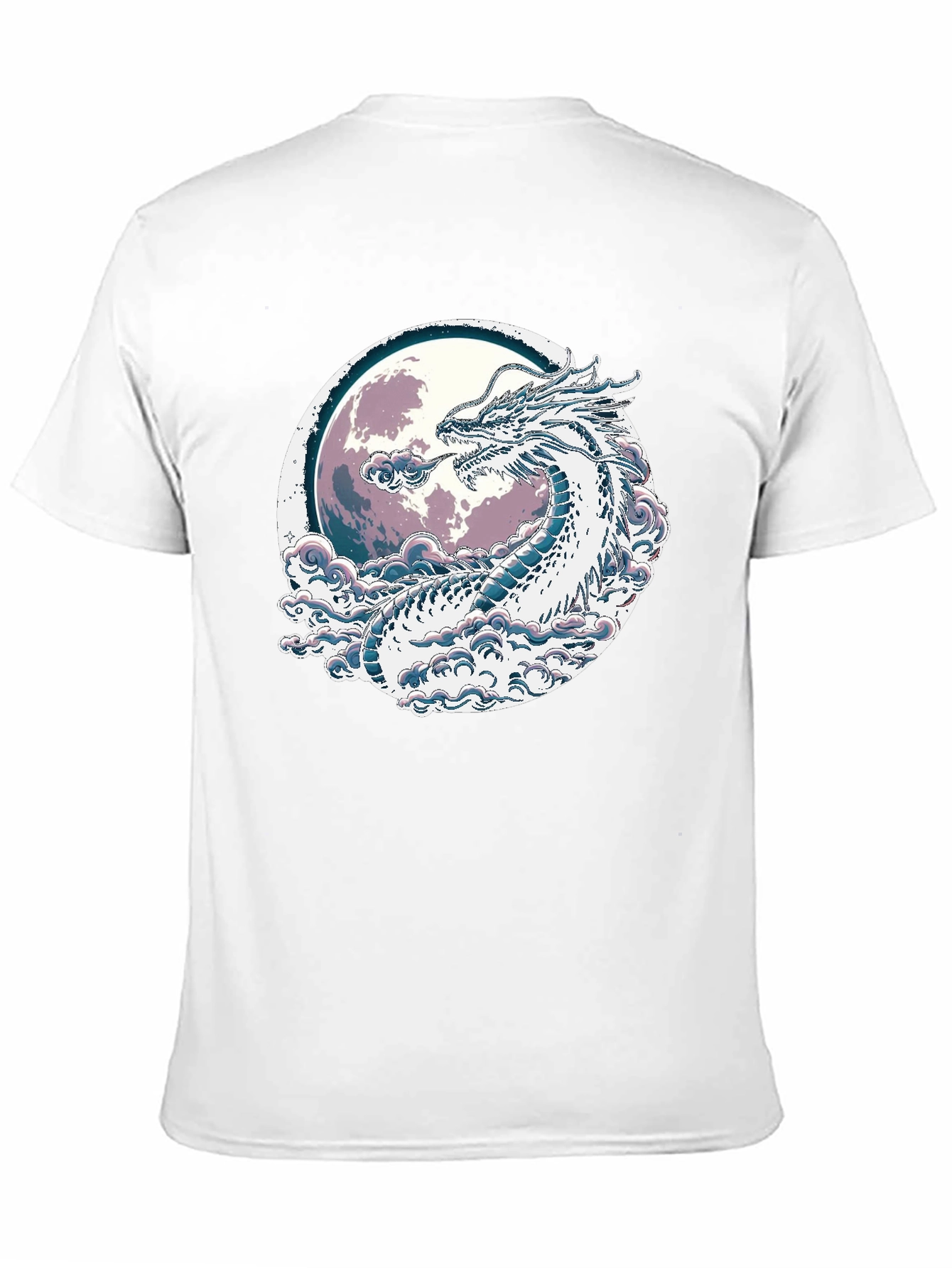 Black Dragon Moon Graphic Tee view 11