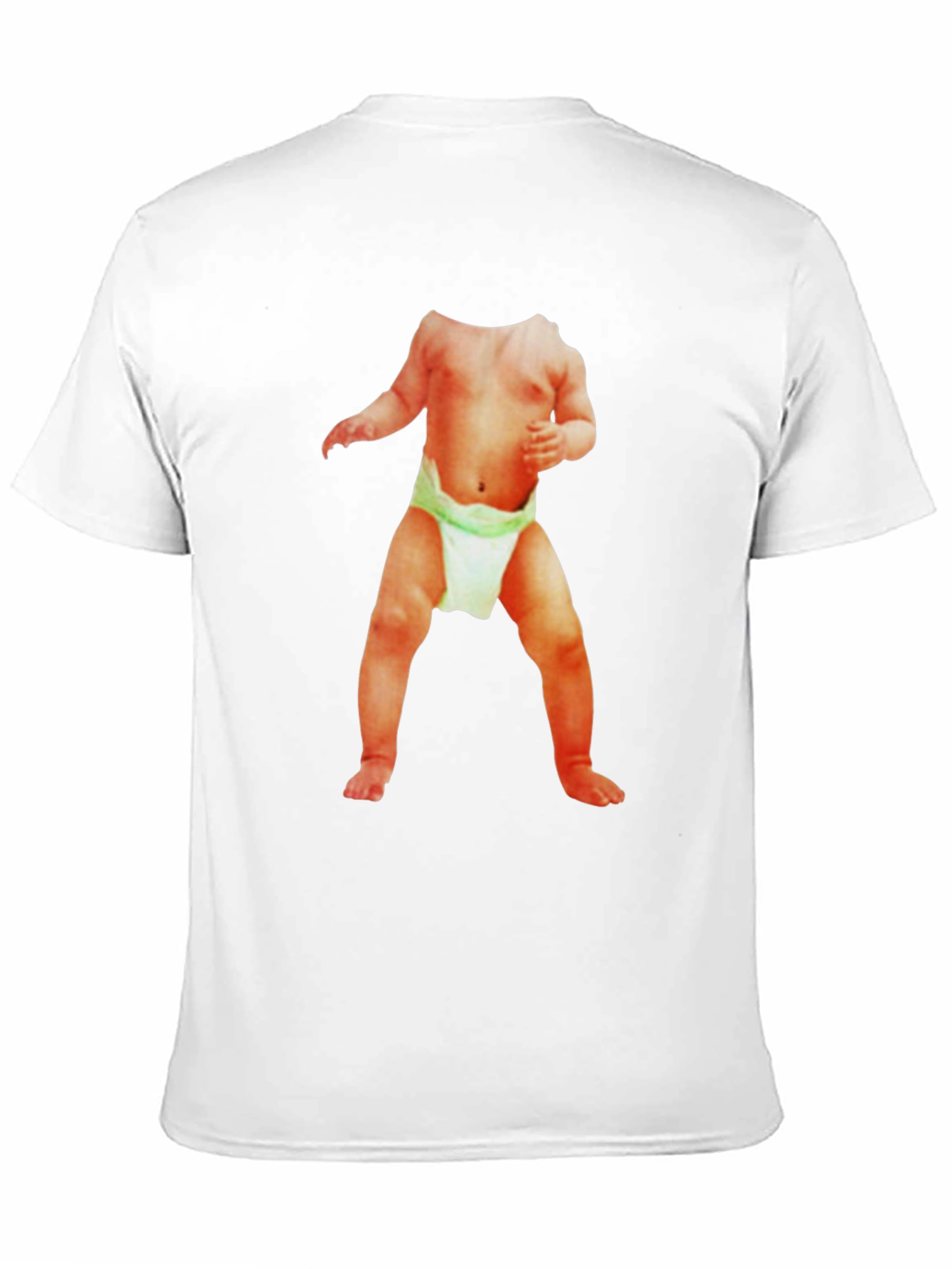 Black Black T-Shirt with Baby Image view 11