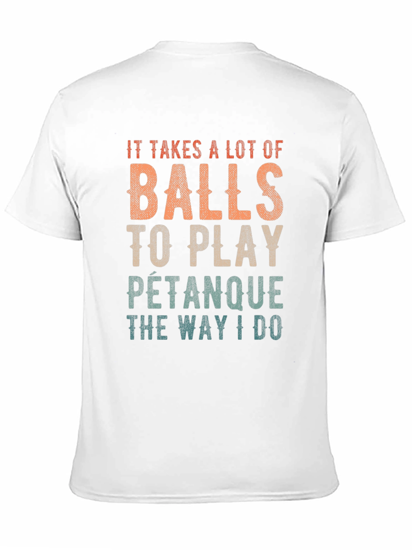 Black Balls to Play Petanque T-Shirt view 11