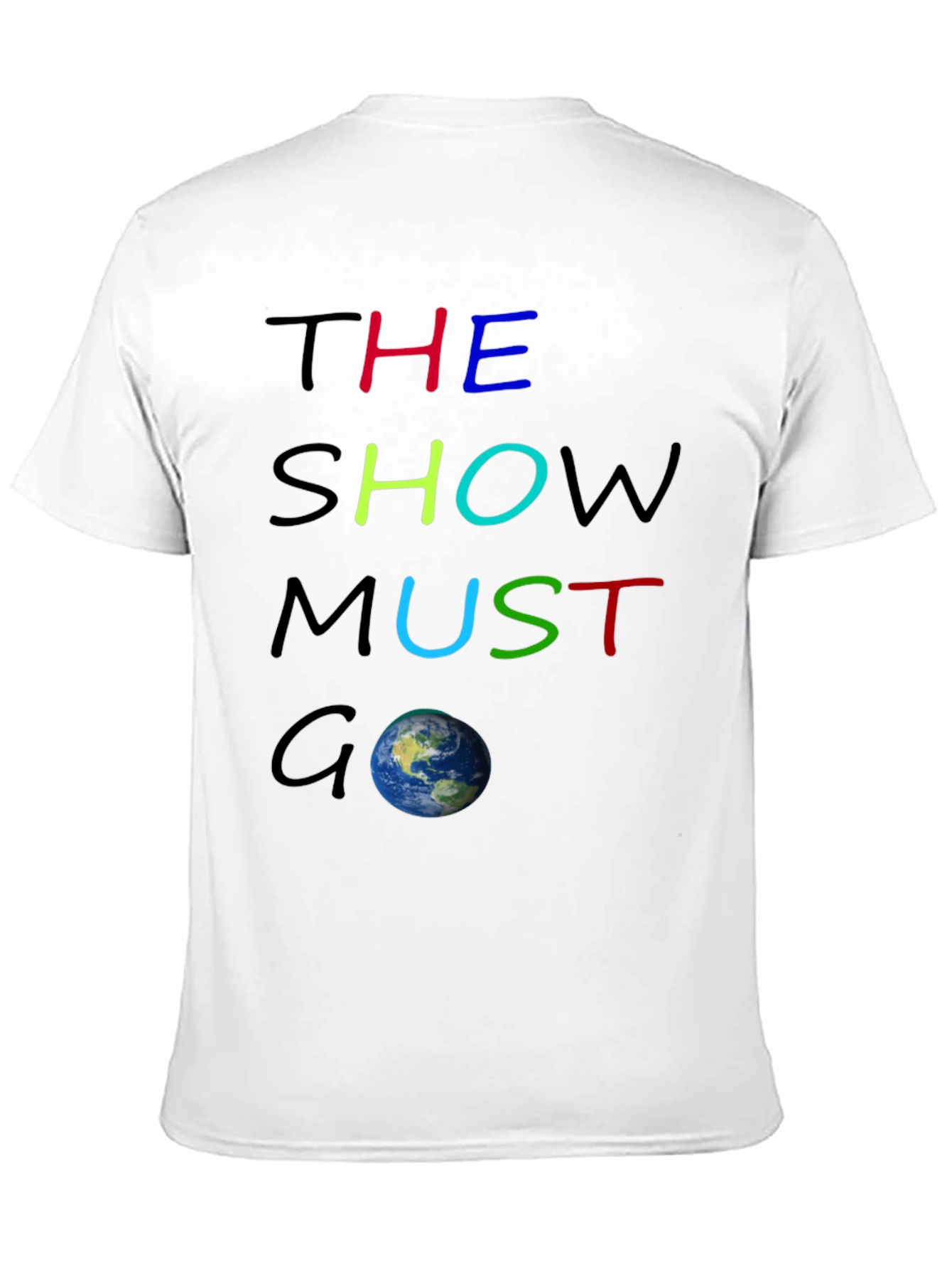 Black The Show Must Go On Graphic Tee view 11