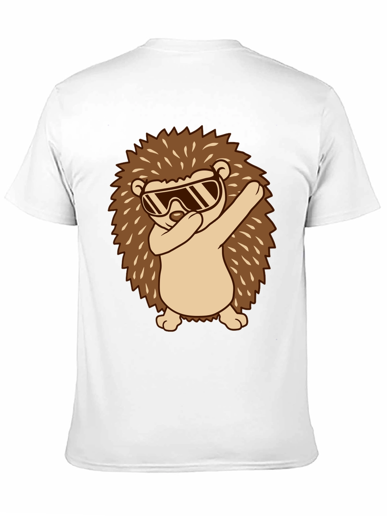 Black Dabbing Hedgehog Graphic Tee - Cool & Fun! view 11