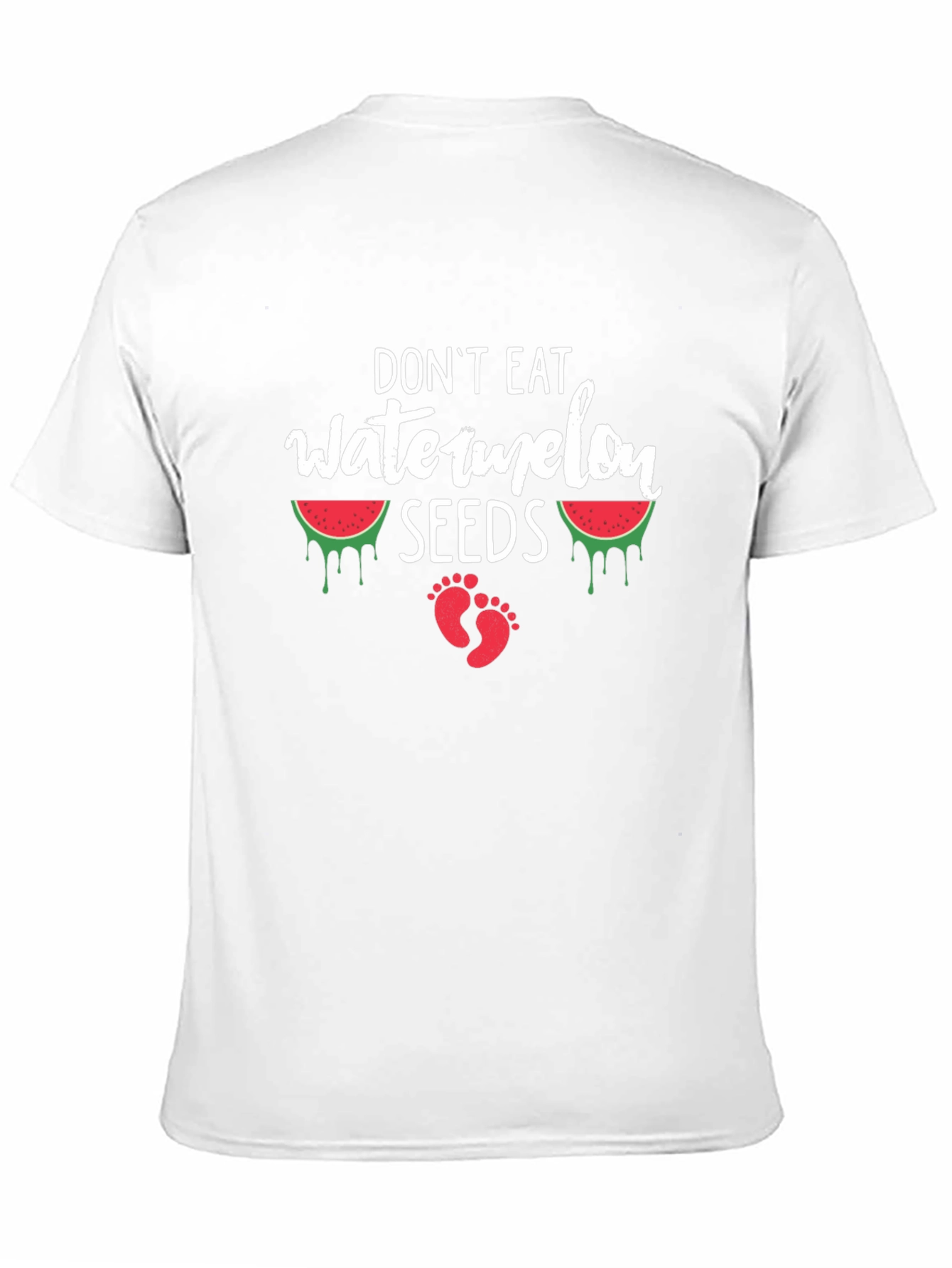 Black Don't Eat Watermelon Seeds T-Shirt Funny Pregnancy Tee view 11