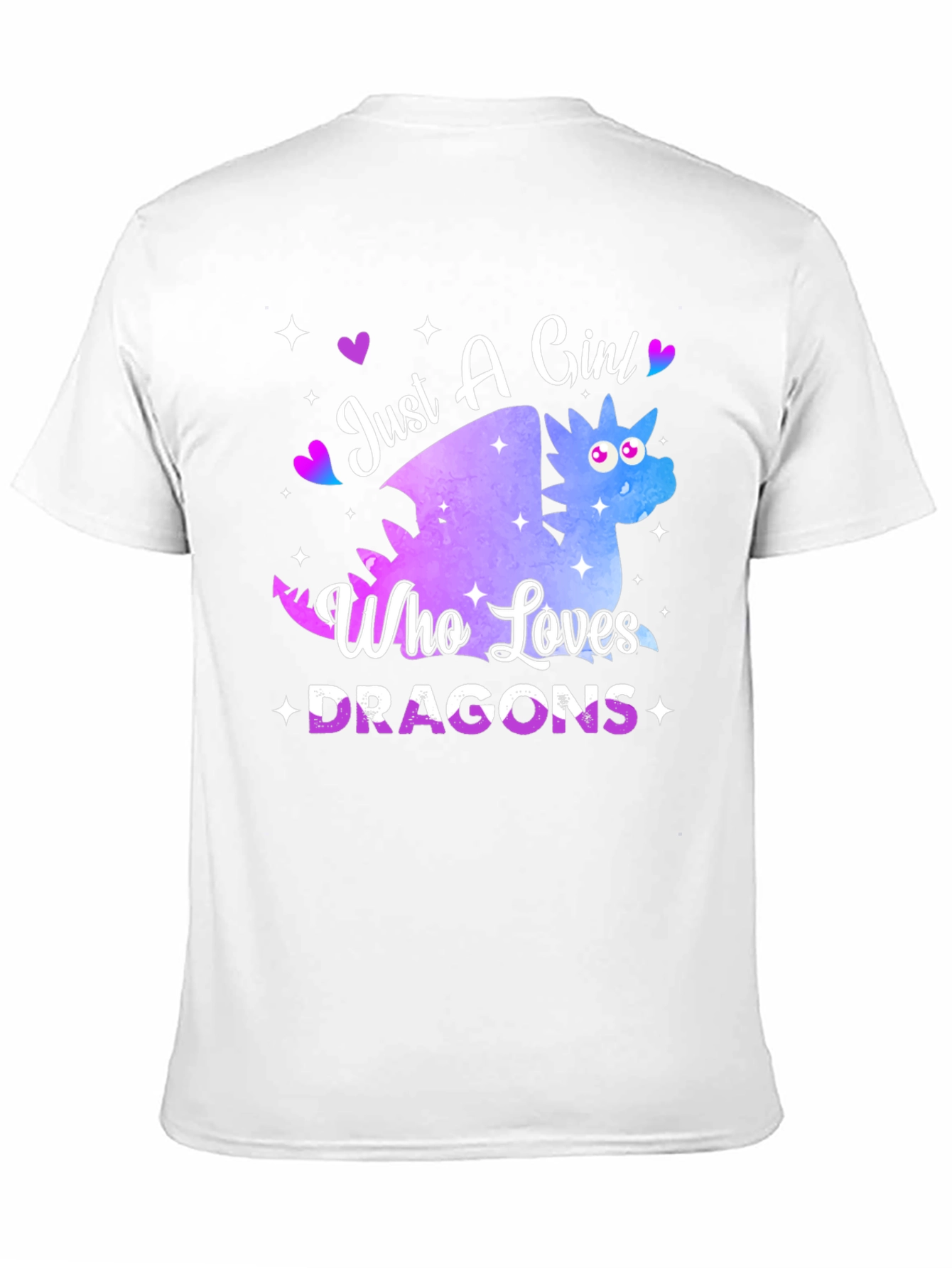 Black Girl Who Loves Dragons T-Shirt - Cute Dragon Graphic Tee view 11