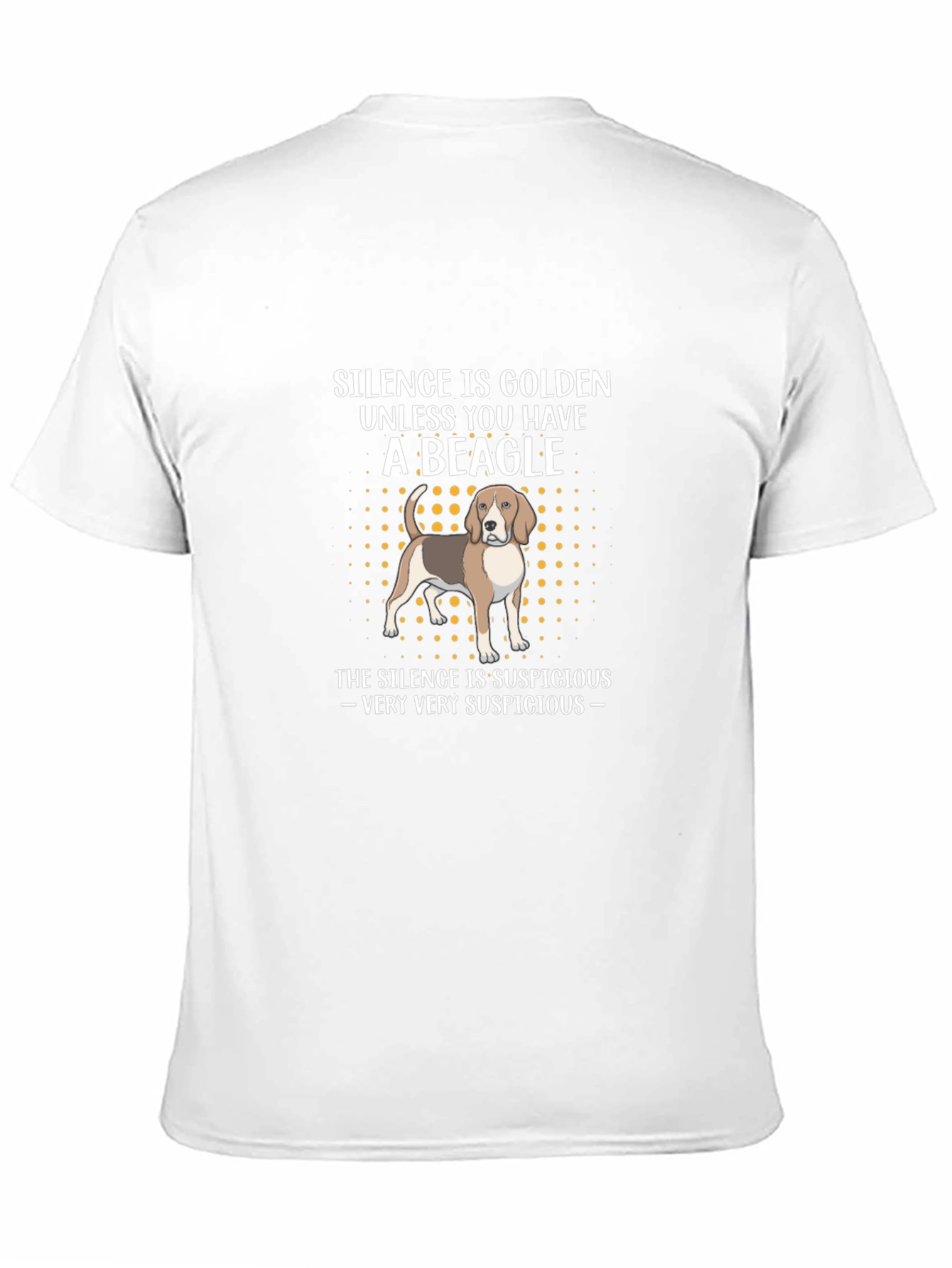 Black Silence is Golden Beagle T-Shirt view 11