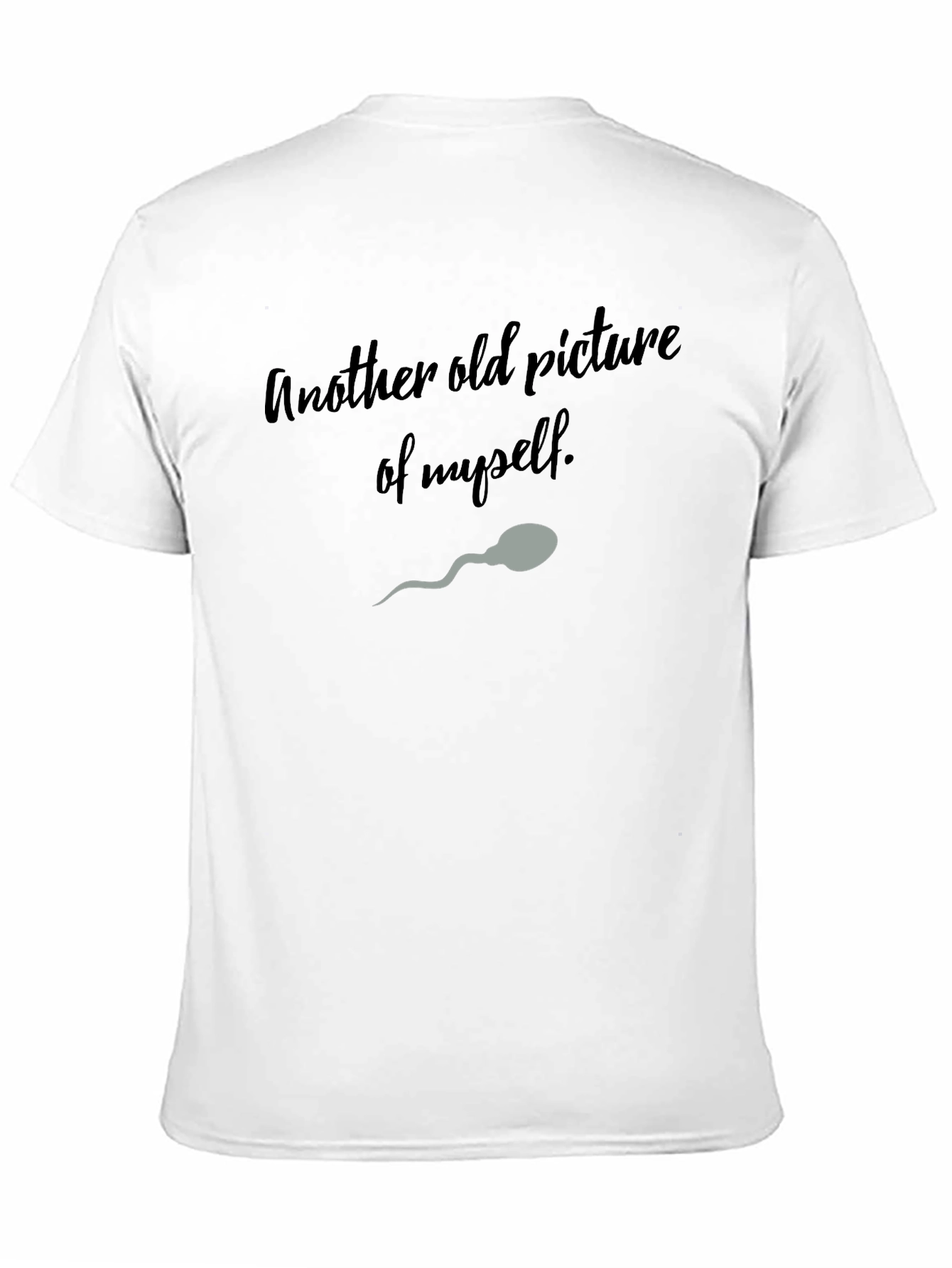 Black Funny 'Another Old Picture' Graphic Tee view 11