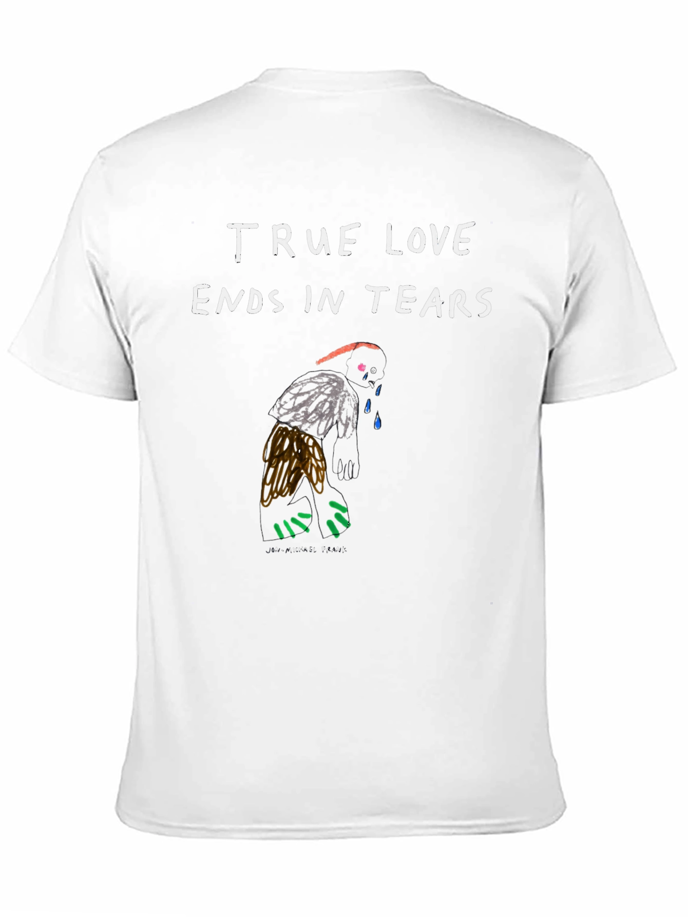 Black True Love Ends in Tears Graphic Tee view 11
